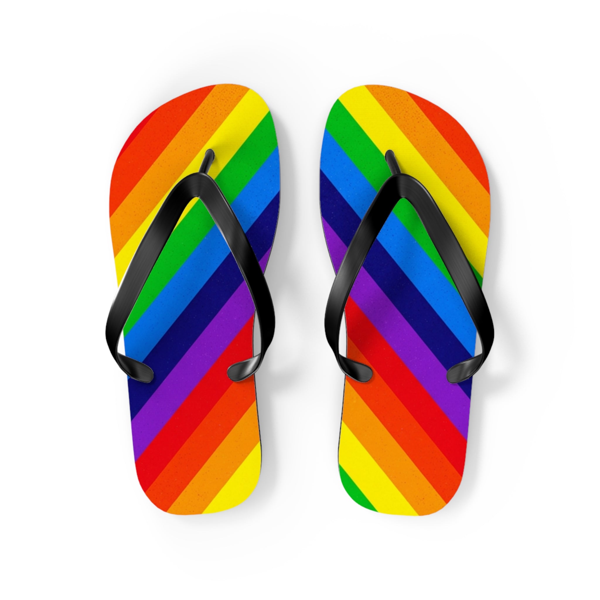 Rainbow Pride Flip Flops