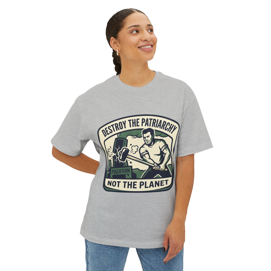 Camiseta "Destruye el Patriarcado, no el Planeta" | Camiseta Feminista Ambiental