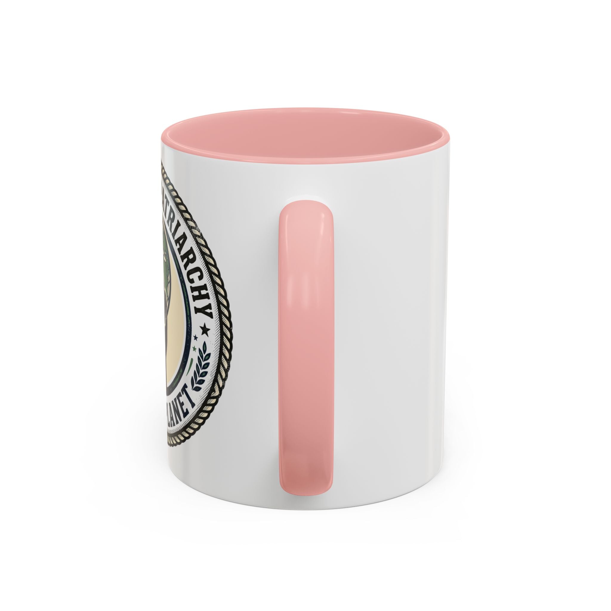 Destroy the Patriarchy Not the Planet Coffee Mug – Feminist Eco Justice Accent Mug (11/15oz)