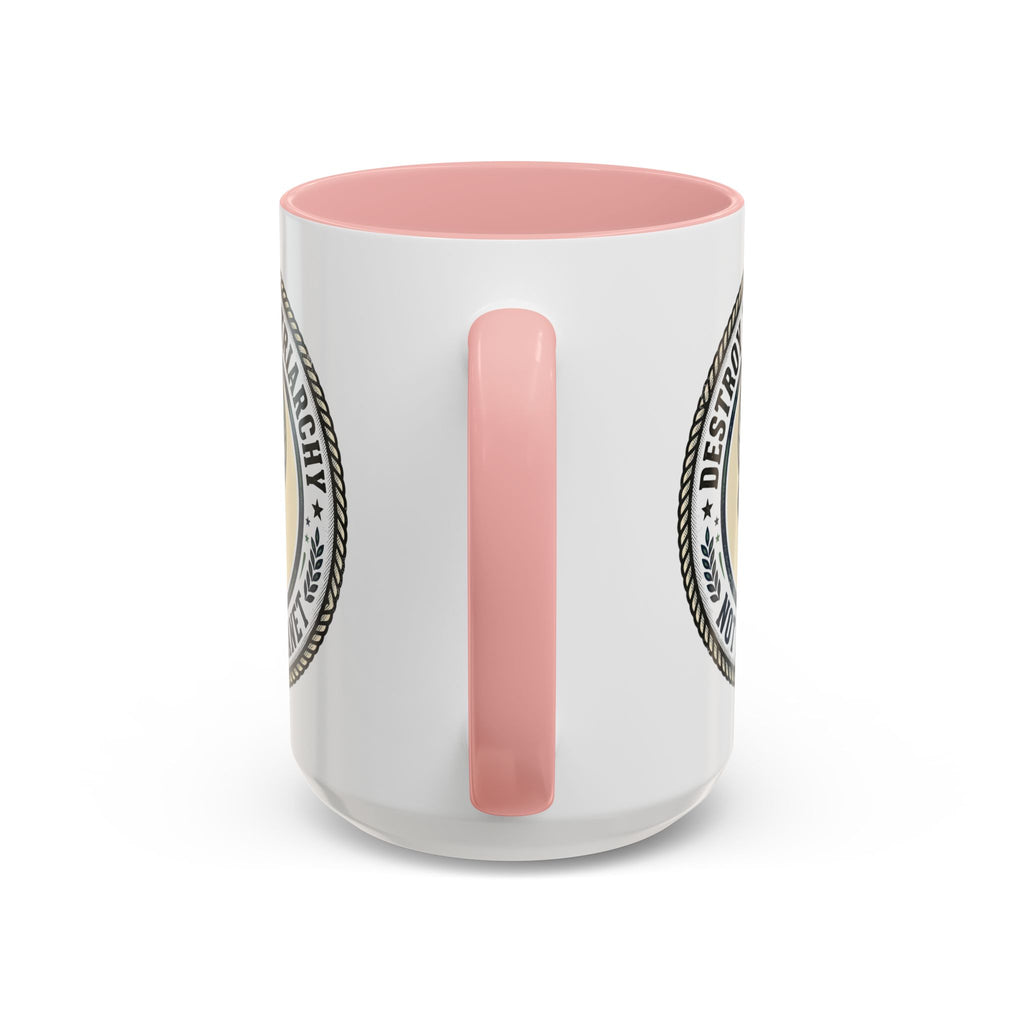 Destroy the Patriarchy Not the Planet Coffee Mug – Feminist Eco Justice Accent Mug (11/15oz)