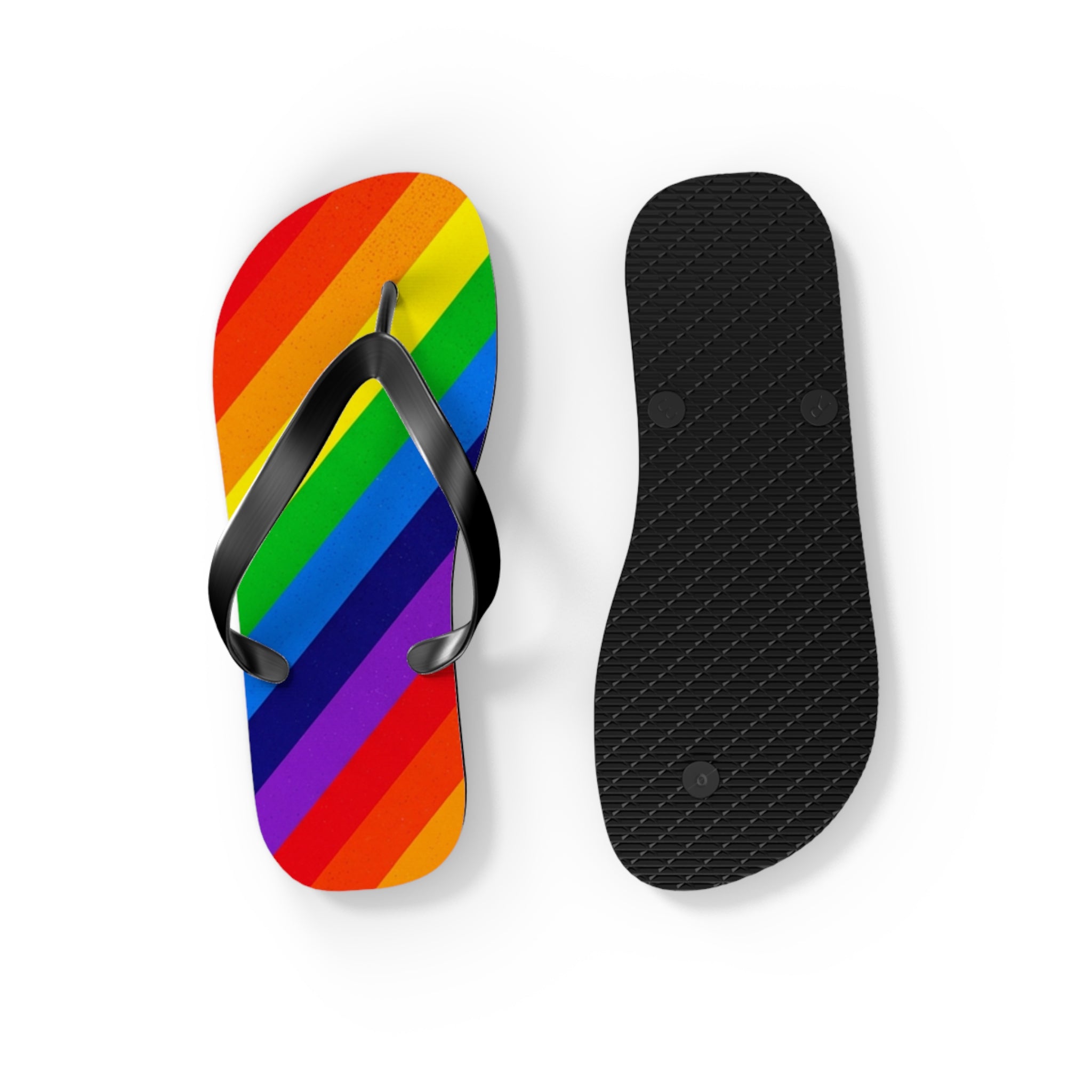 Rainbow Pride Flip Flops