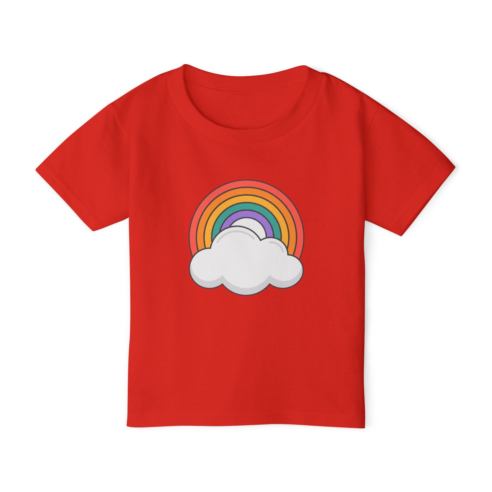 Rainbow Cloud Toddler T-shirt | Kids Rainbow Shirt, Cute Cloud Top