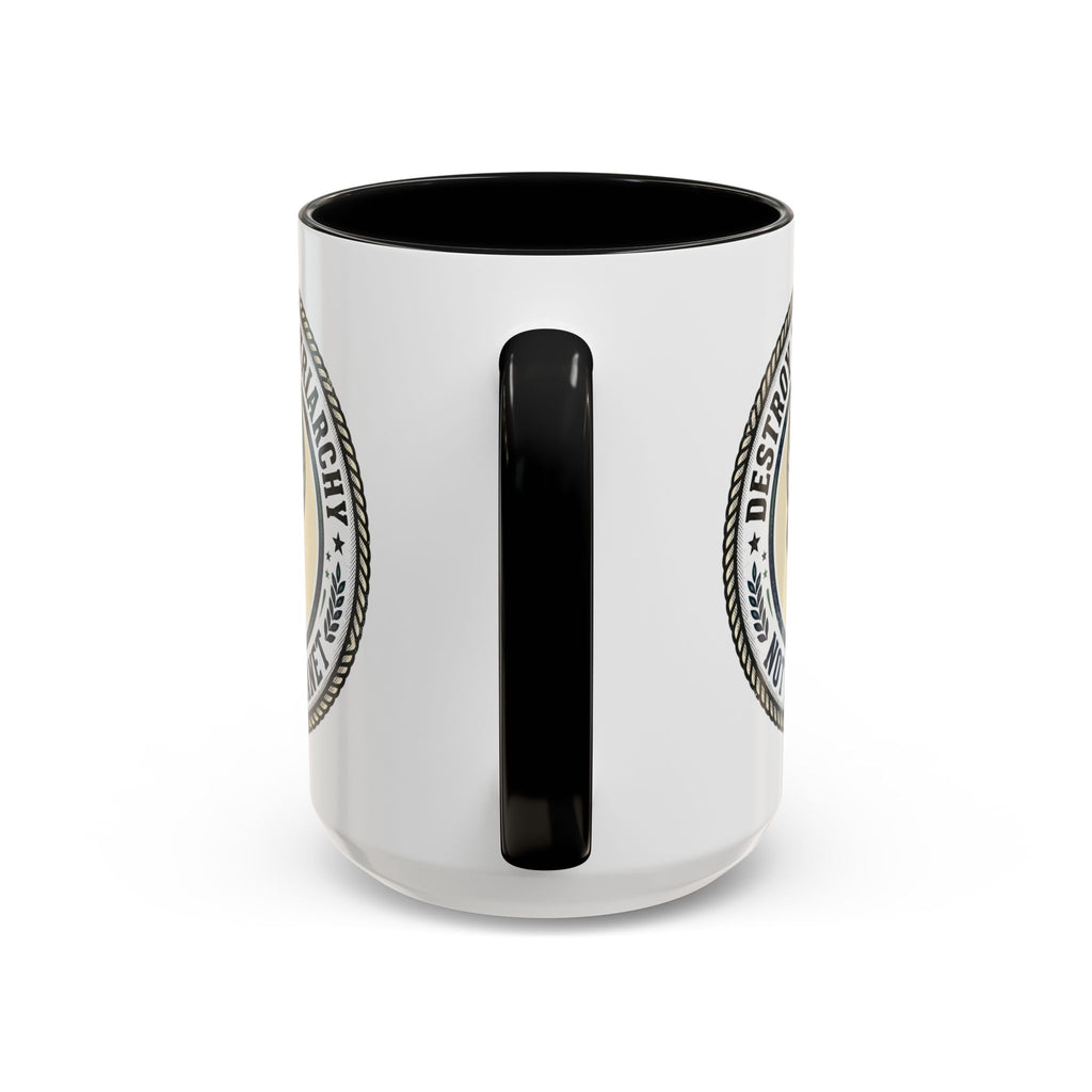 Destroy the Patriarchy Not the Planet Coffee Mug – Feminist Eco Justice Accent Mug (11/15oz)