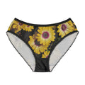 Braguitas con estampado floral de margaritas amarillas | Ropa interior floral con estampado total