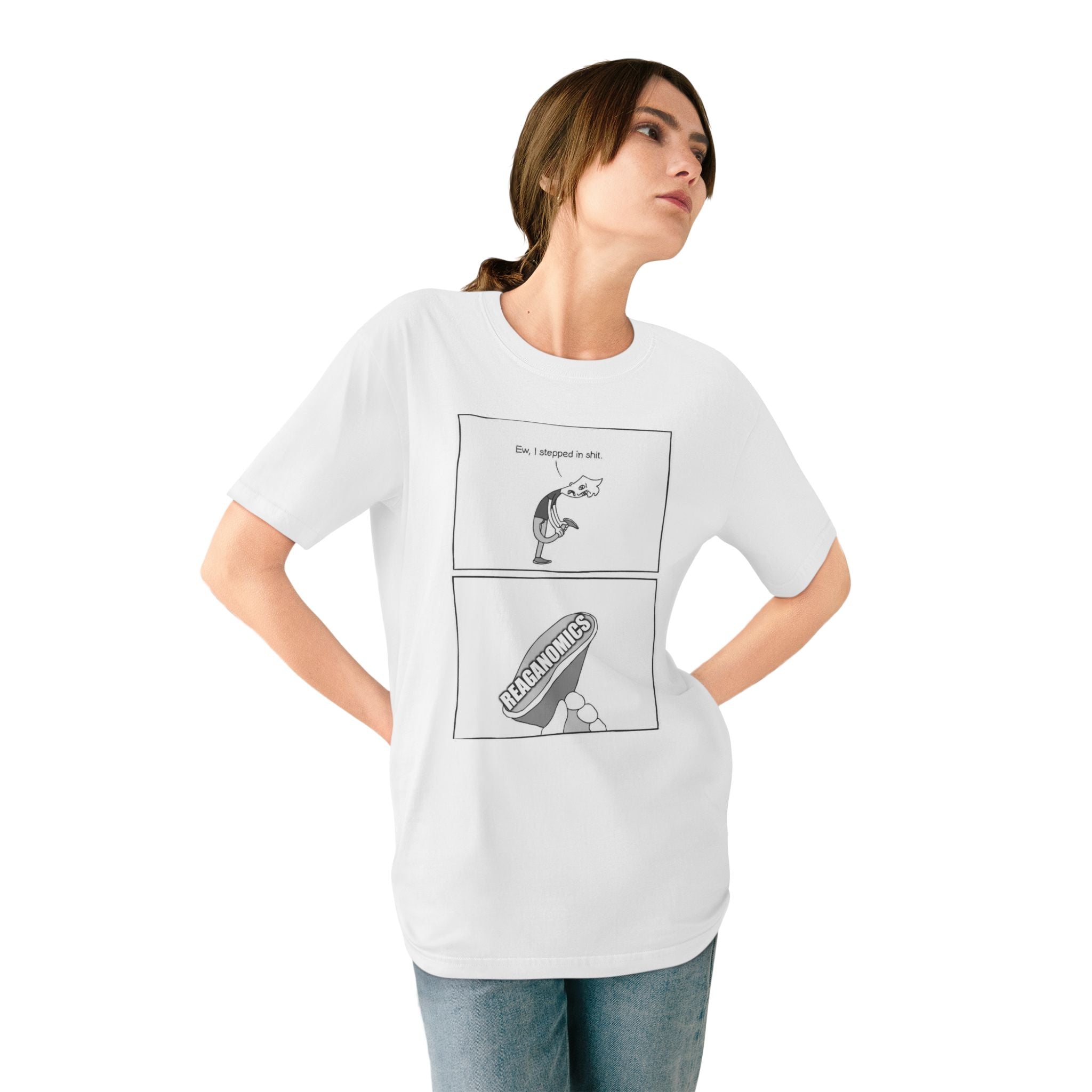 Comic Panel T-Shirt — Reaganomics Graphic Tee
