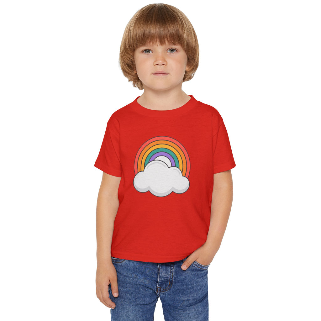 Camiseta de arcoíris y nube para niños pequeños | Camisa de arcoíris para niños, Top de nube lindo