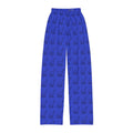 Pantalones de pijama para niños - Estampado de dinosaurios azules por toda la prenda
