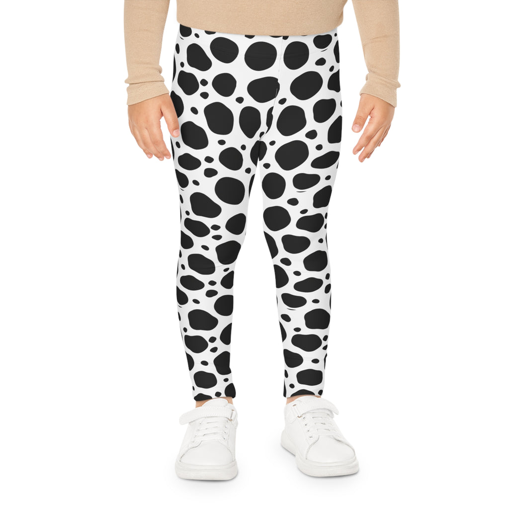 Mallas infantiles con estampado de vaca en blanco y negro | Estampado animal