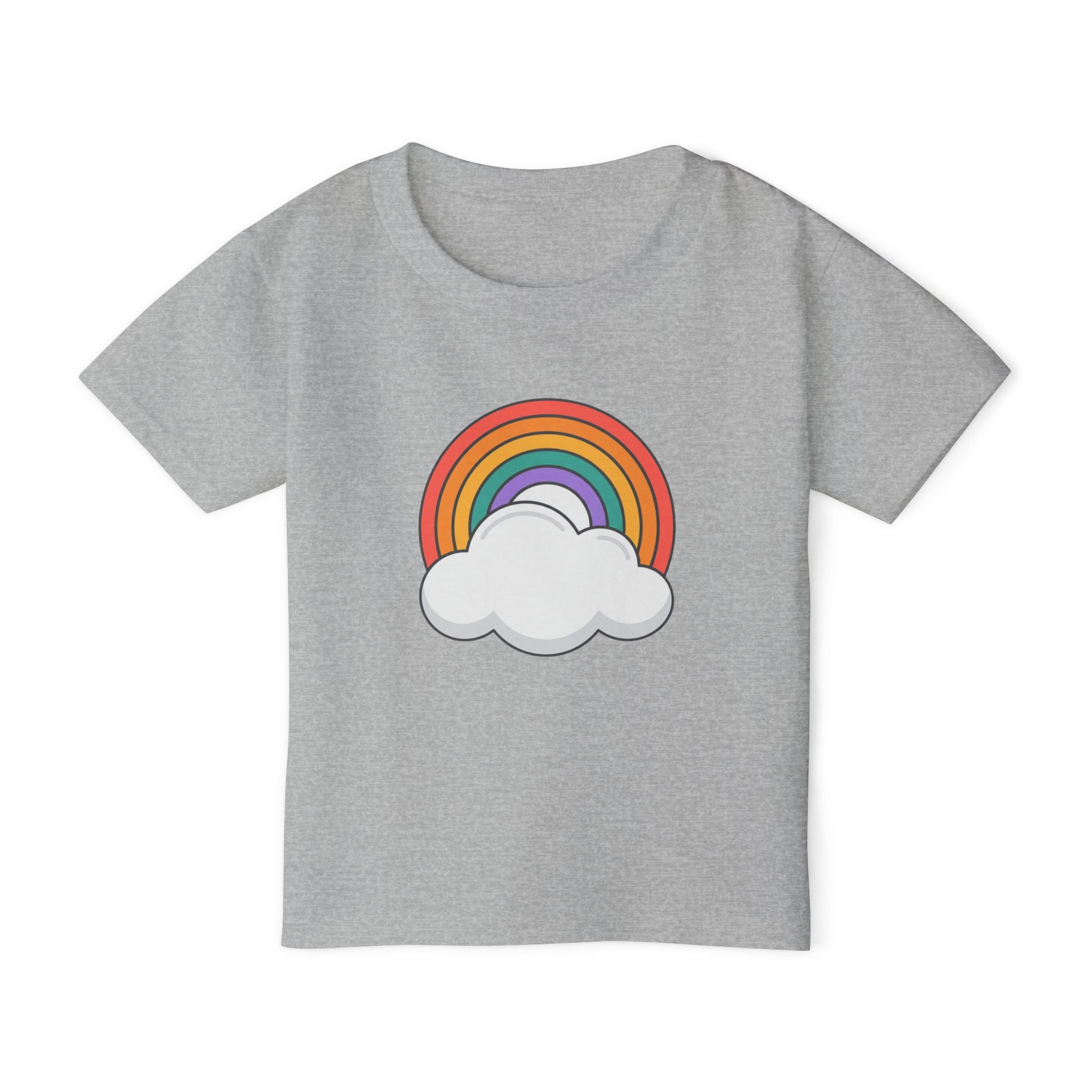 Rainbow Cloud Toddler T-shirt | Kids Rainbow Shirt, Cute Cloud Top