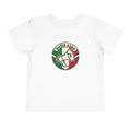 Camiseta de niño pequeño • Gráfico de megáfono con bandera italiana "Bella Ciao"