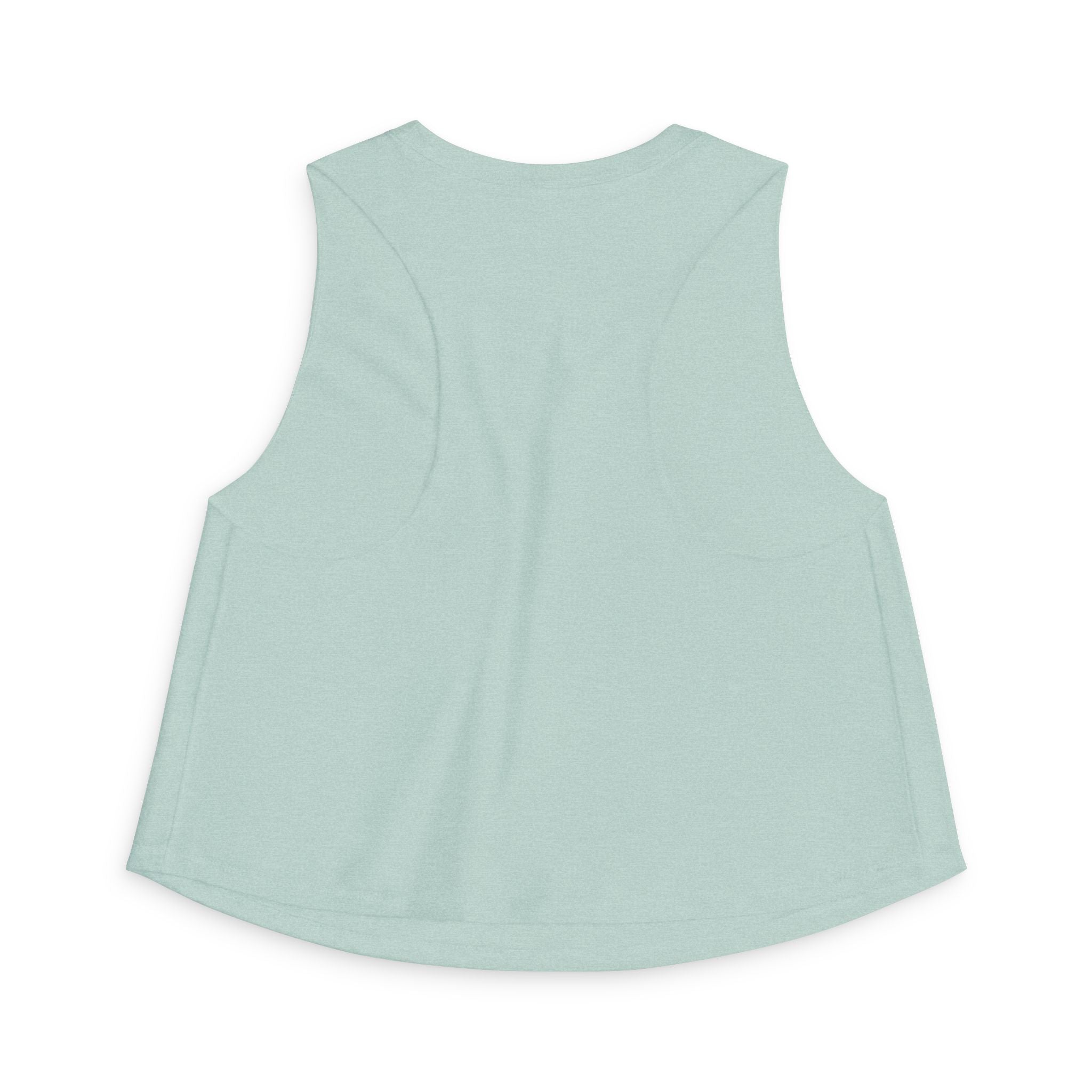 Top Corto Floral Ecológico — Camiseta Corta sin Mangas de Mujer "Reduce, Reutiliza, Recicla"