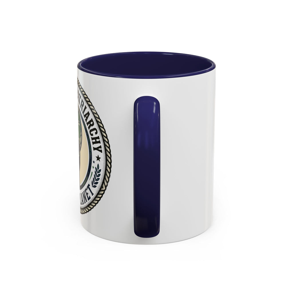 Destroy the Patriarchy Not the Planet Coffee Mug – Feminist Eco Justice Accent Mug (11/15oz)