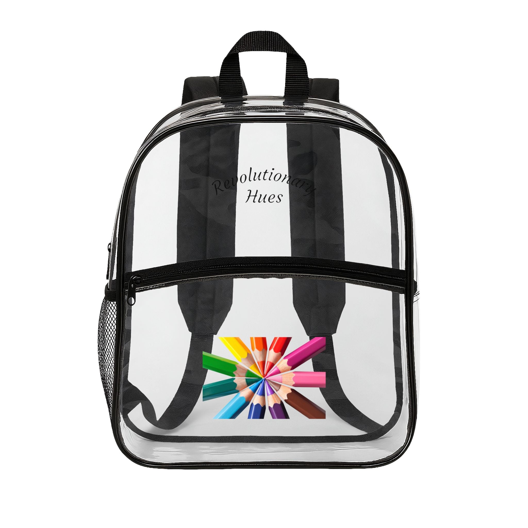 Copy of Clear Transparent Customizable Backpack | PVC Stadium Bag, School Clear Bag, Travel Clear Pack