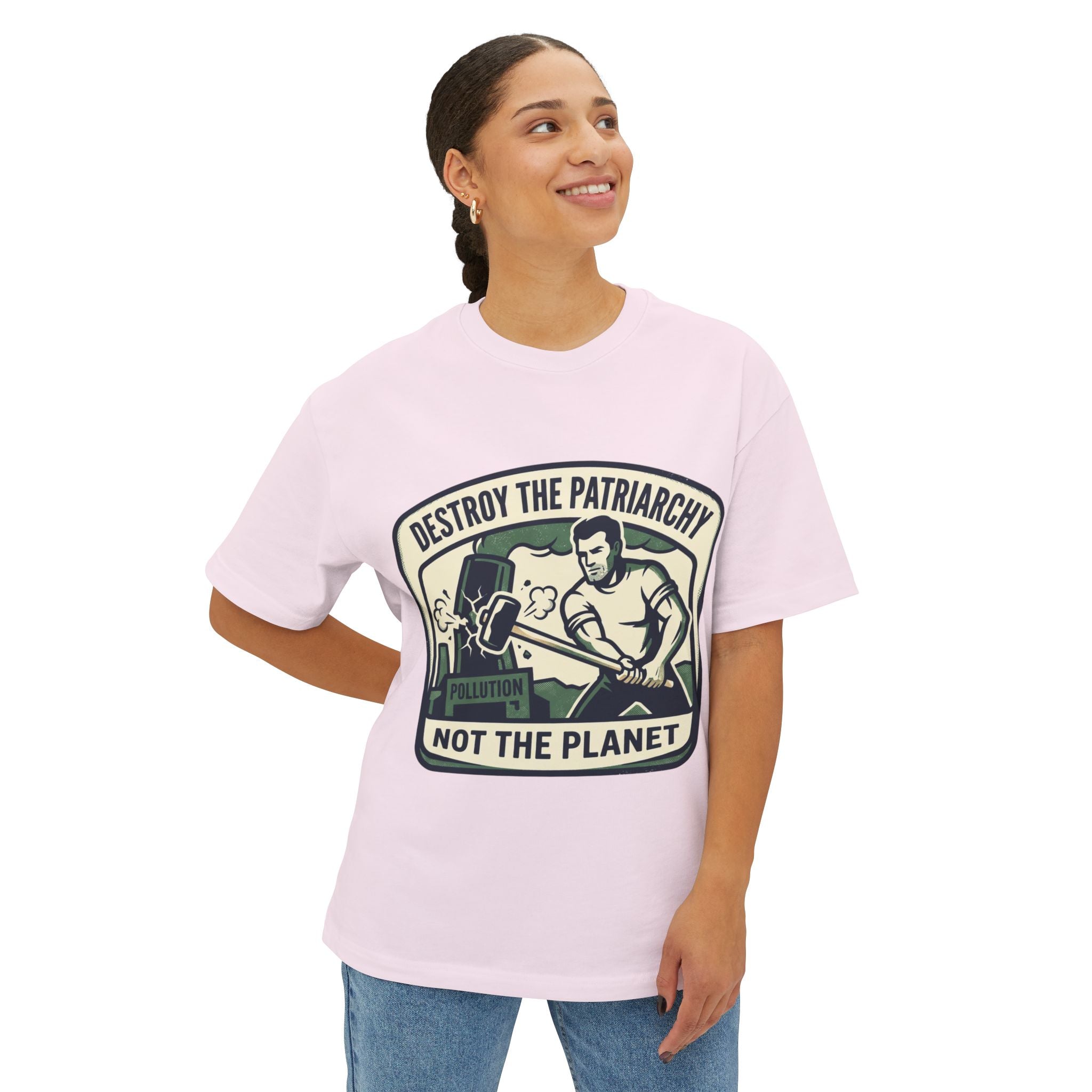 Camiseta "Destruye el Patriarcado, no el Planeta" | Camiseta Feminista Ambiental