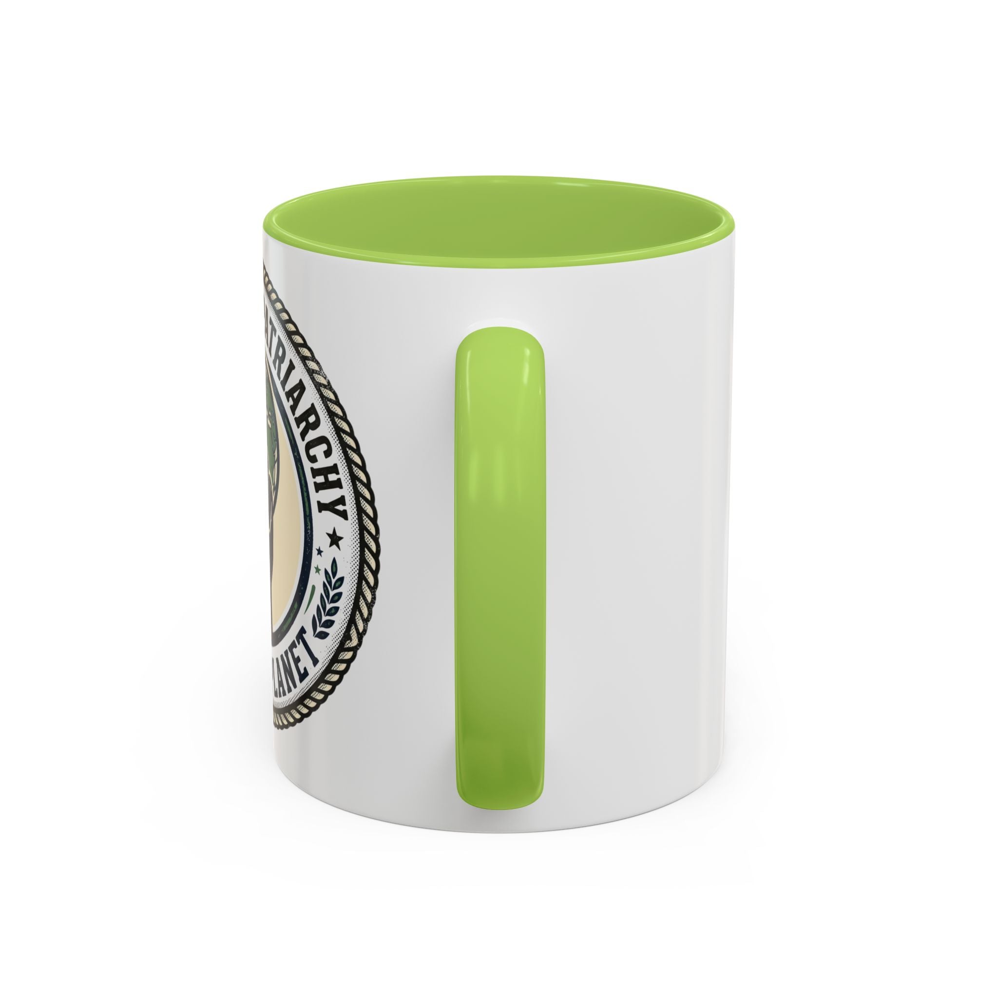 Destroy the Patriarchy Not the Planet Coffee Mug – Feminist Eco Justice Accent Mug (11/15oz)
