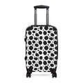 Spotted Carry-On Suitcase — Black & White Animal Print Luggage