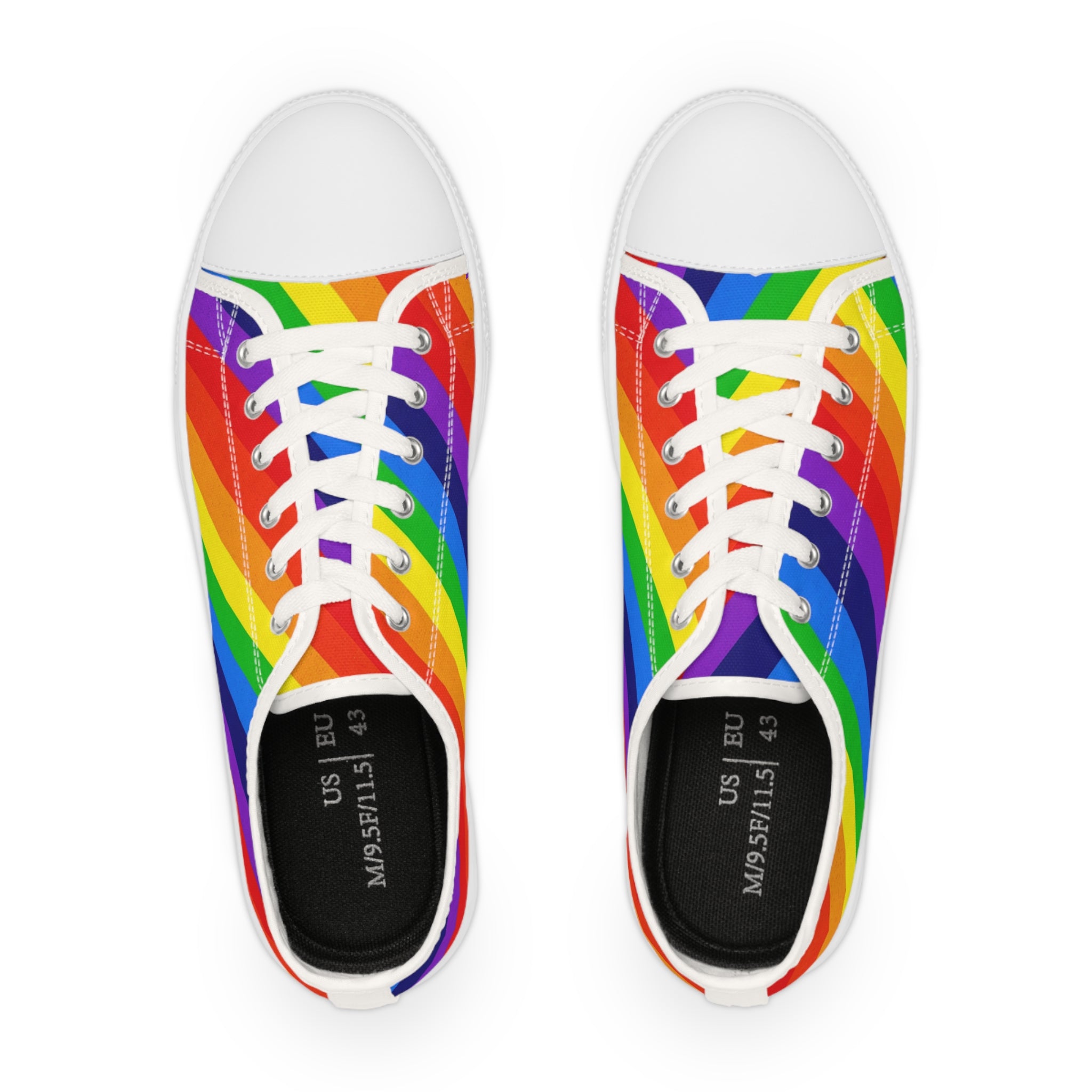 Rainbow Pride Low Top Sneakers