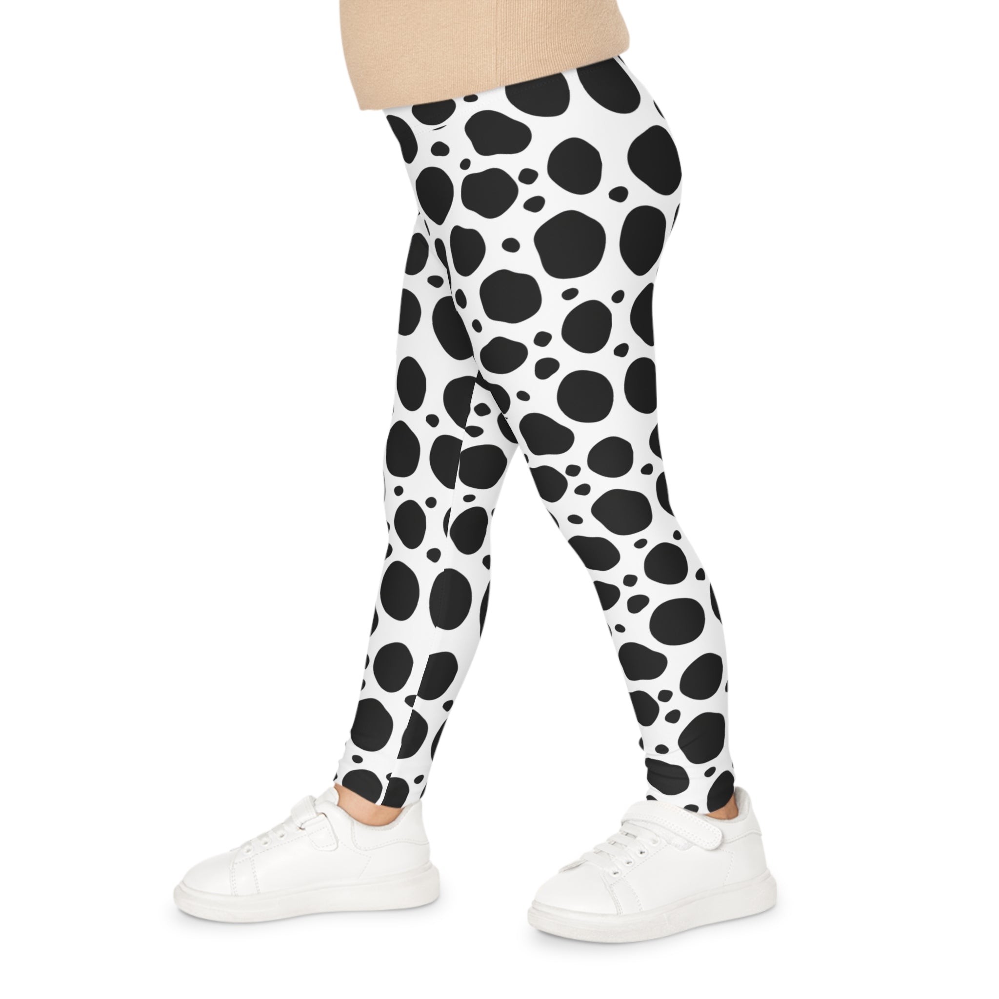 Mallas infantiles con estampado de vaca en blanco y negro | Estampado animal