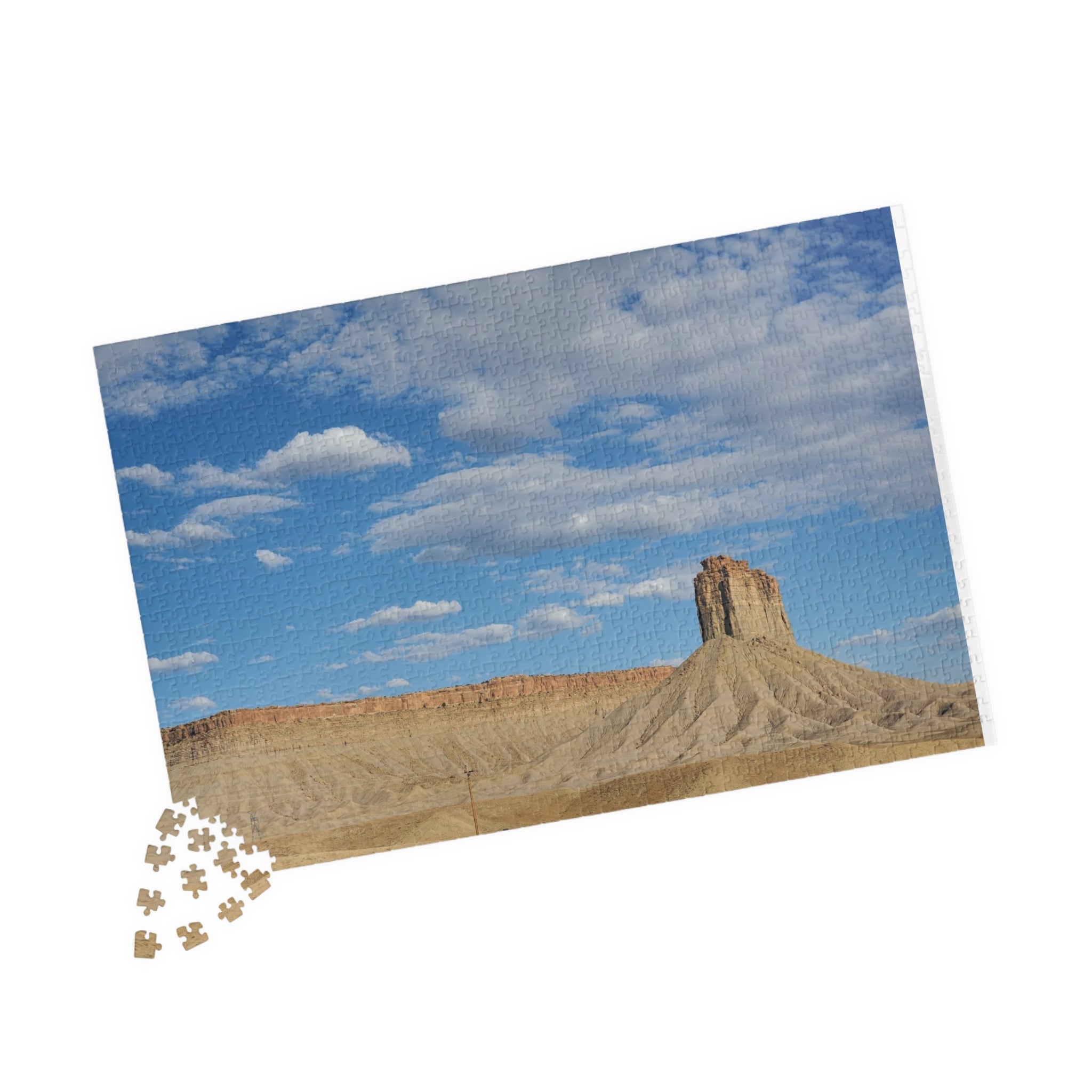 Desert Butte Landscape Puzzle 110-1014 Piece | Scenic Sky and Rock Formation Puzzle