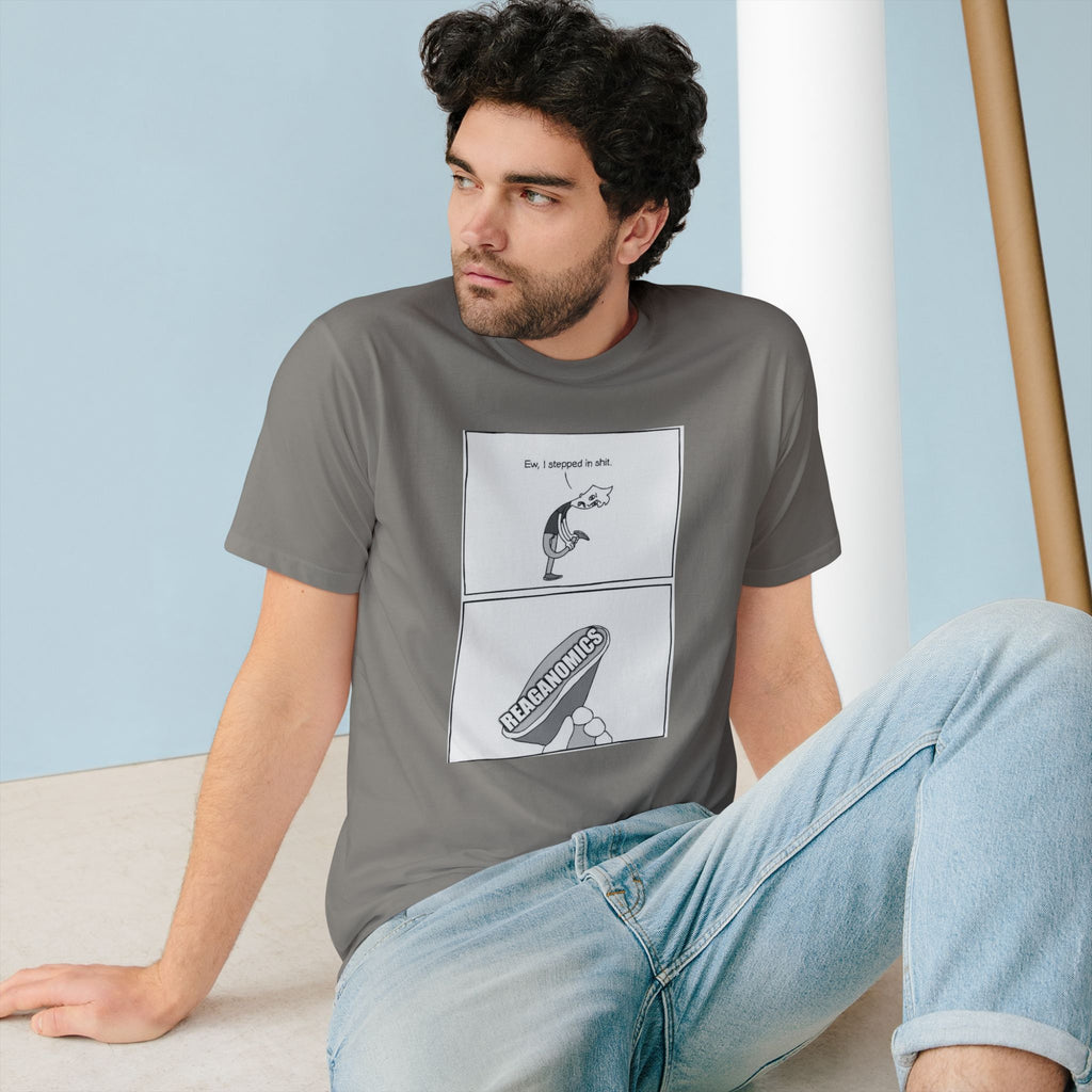Comic Panel T-Shirt — Reaganomics Graphic Tee