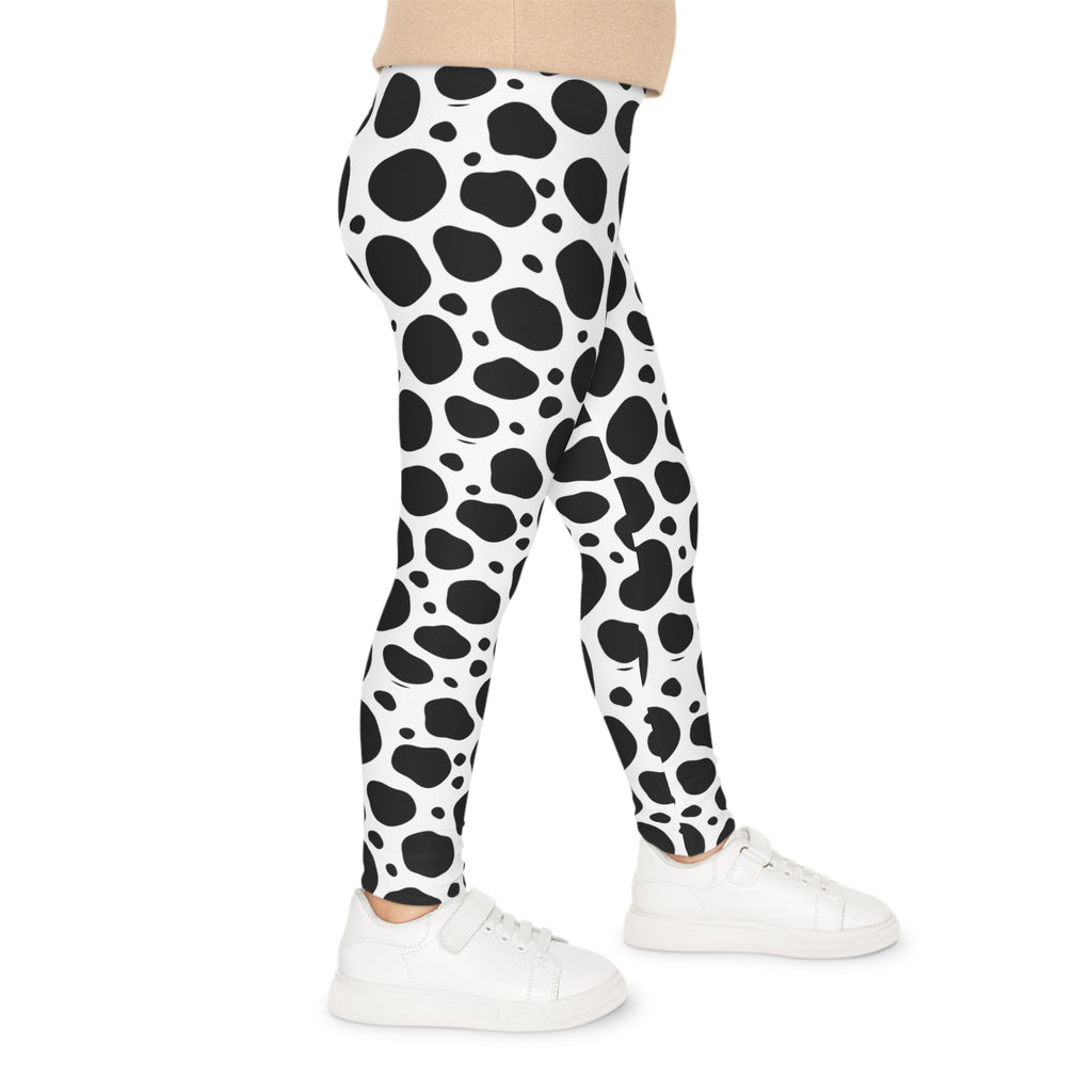 Mallas infantiles con estampado de vaca en blanco y negro | Estampado animal
