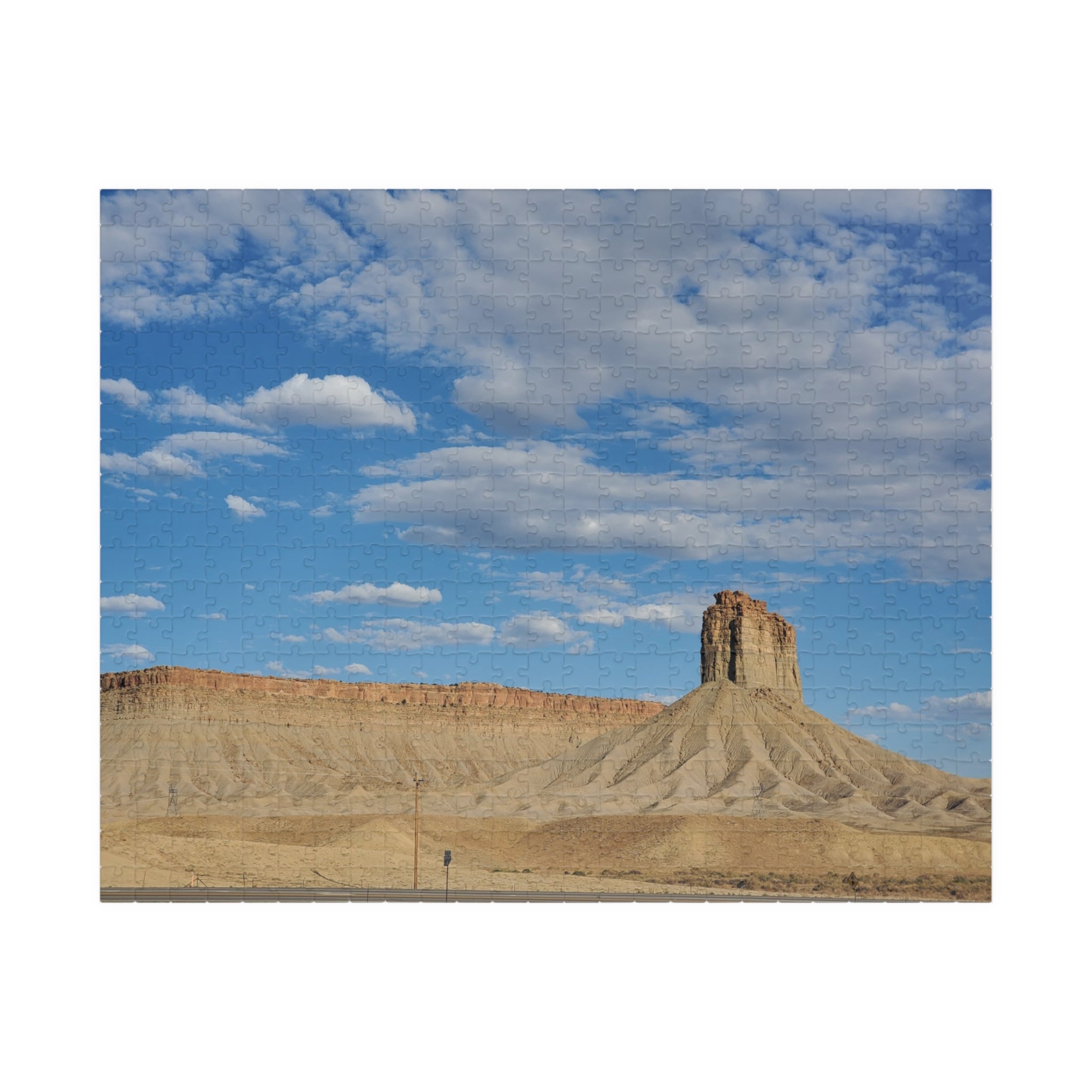 Desert Butte Landscape Puzzle 110-1014 Piece | Scenic Sky and Rock Formation Puzzle