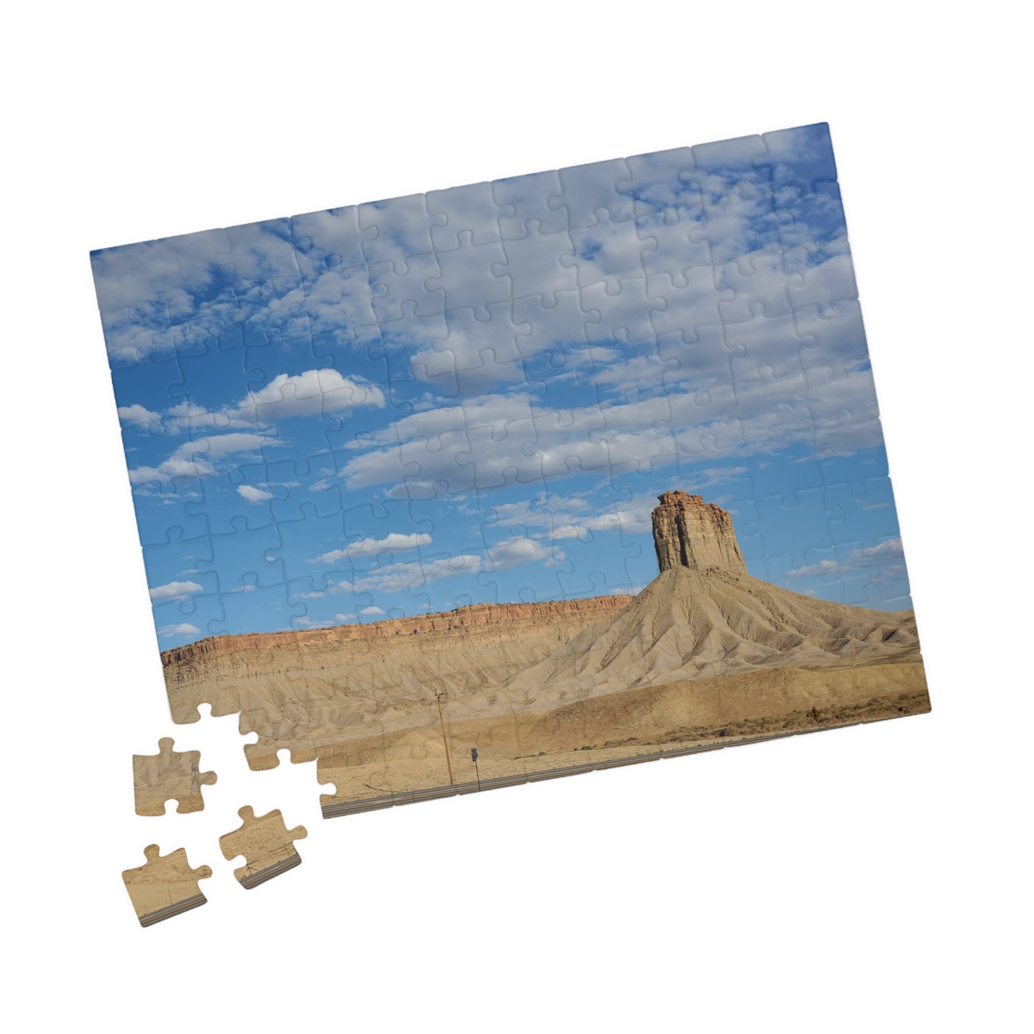 Desert Butte Landscape Puzzle 110-1014 Piece | Scenic Sky and Rock Formation Puzzle