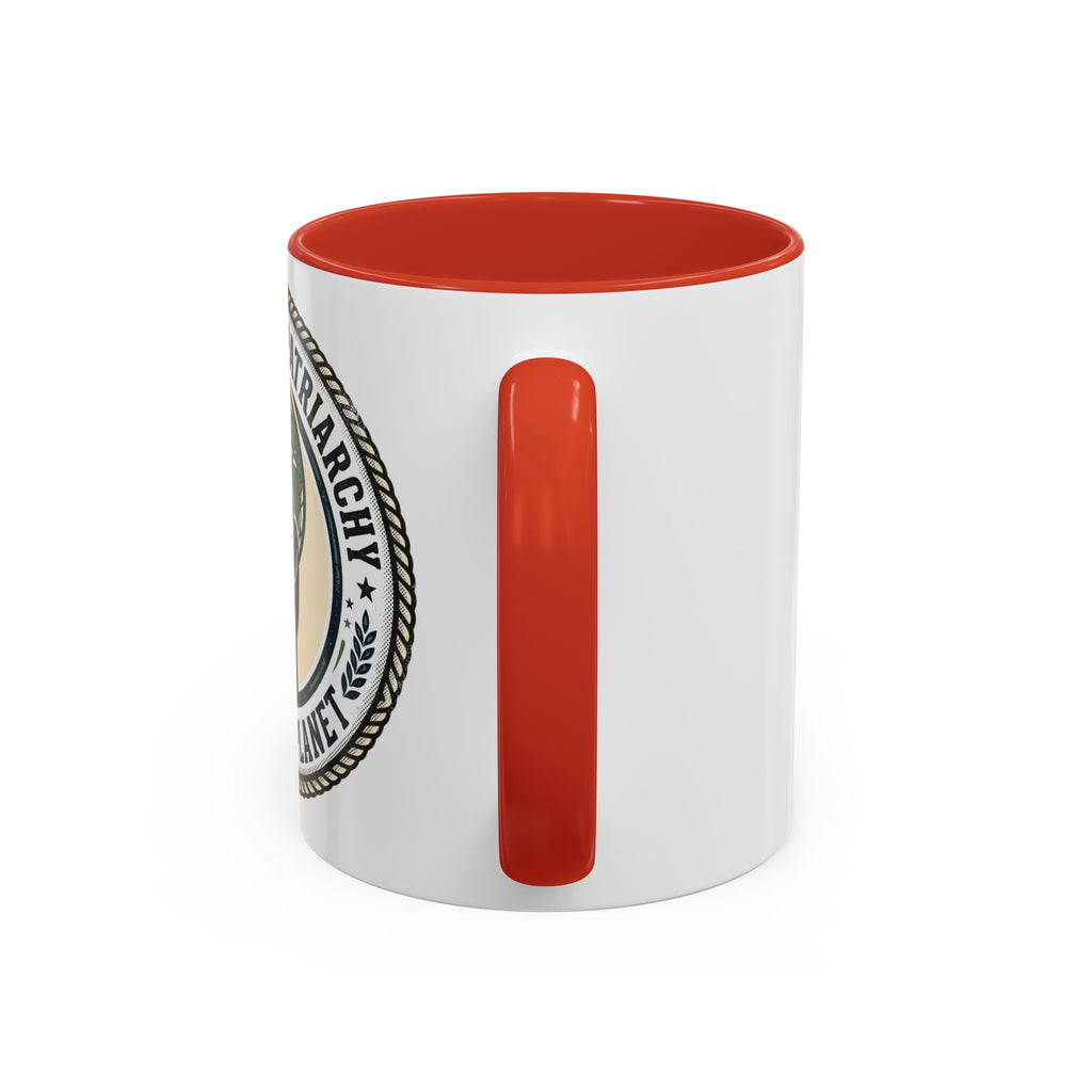 Destroy the Patriarchy Not the Planet Coffee Mug – Feminist Eco Justice Accent Mug (11/15oz)