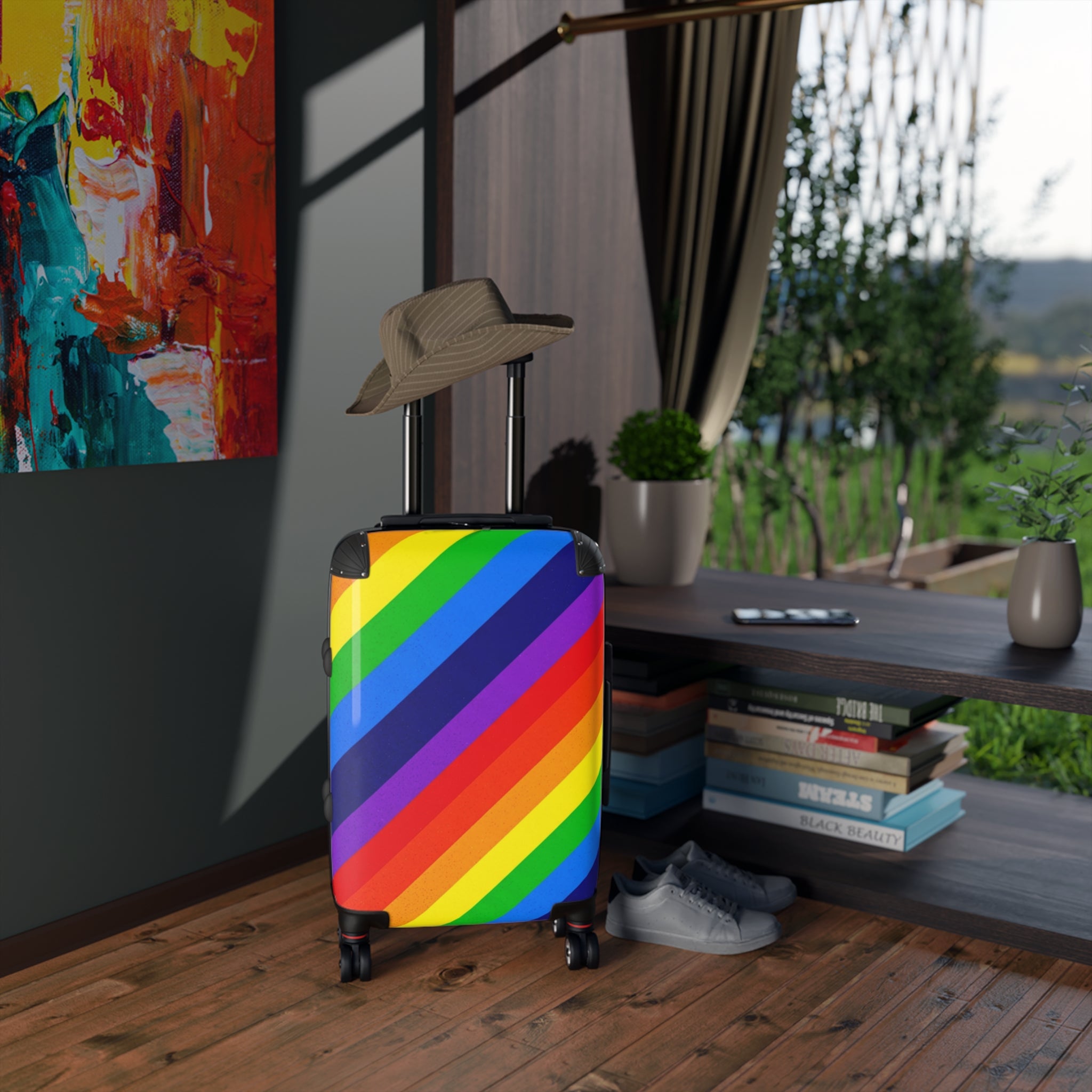 Rainbow Carry-On Suitcase