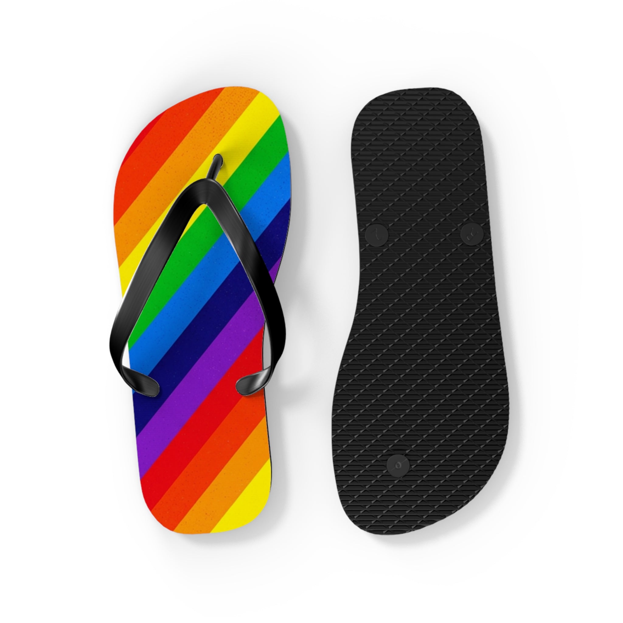 Rainbow Pride Flip Flops