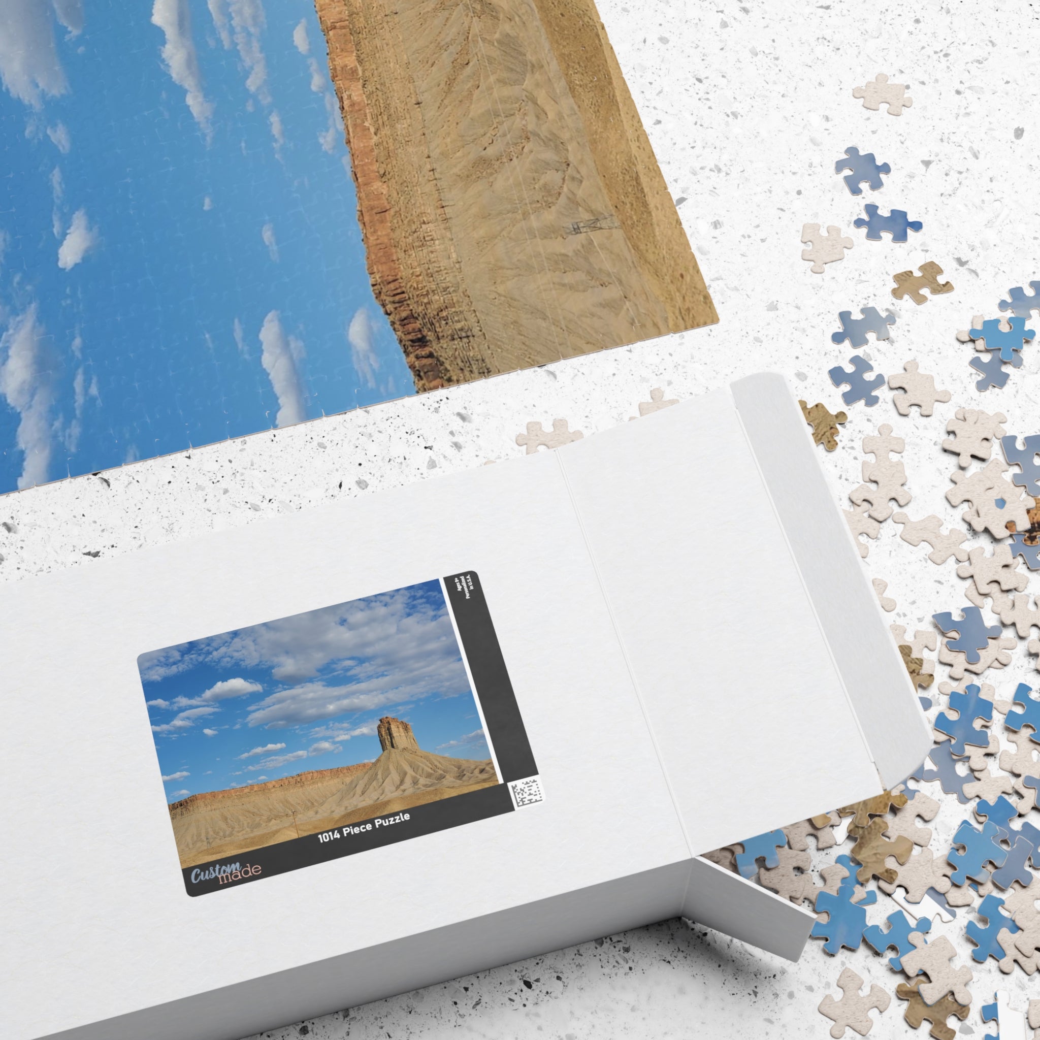Desert Butte Landscape Puzzle 110-1014 Piece | Scenic Sky and Rock Formation Puzzle