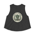 Crop Top - "Destroy the Patriarchy, Not the Planet" Eco-Feminist Graphic Tank