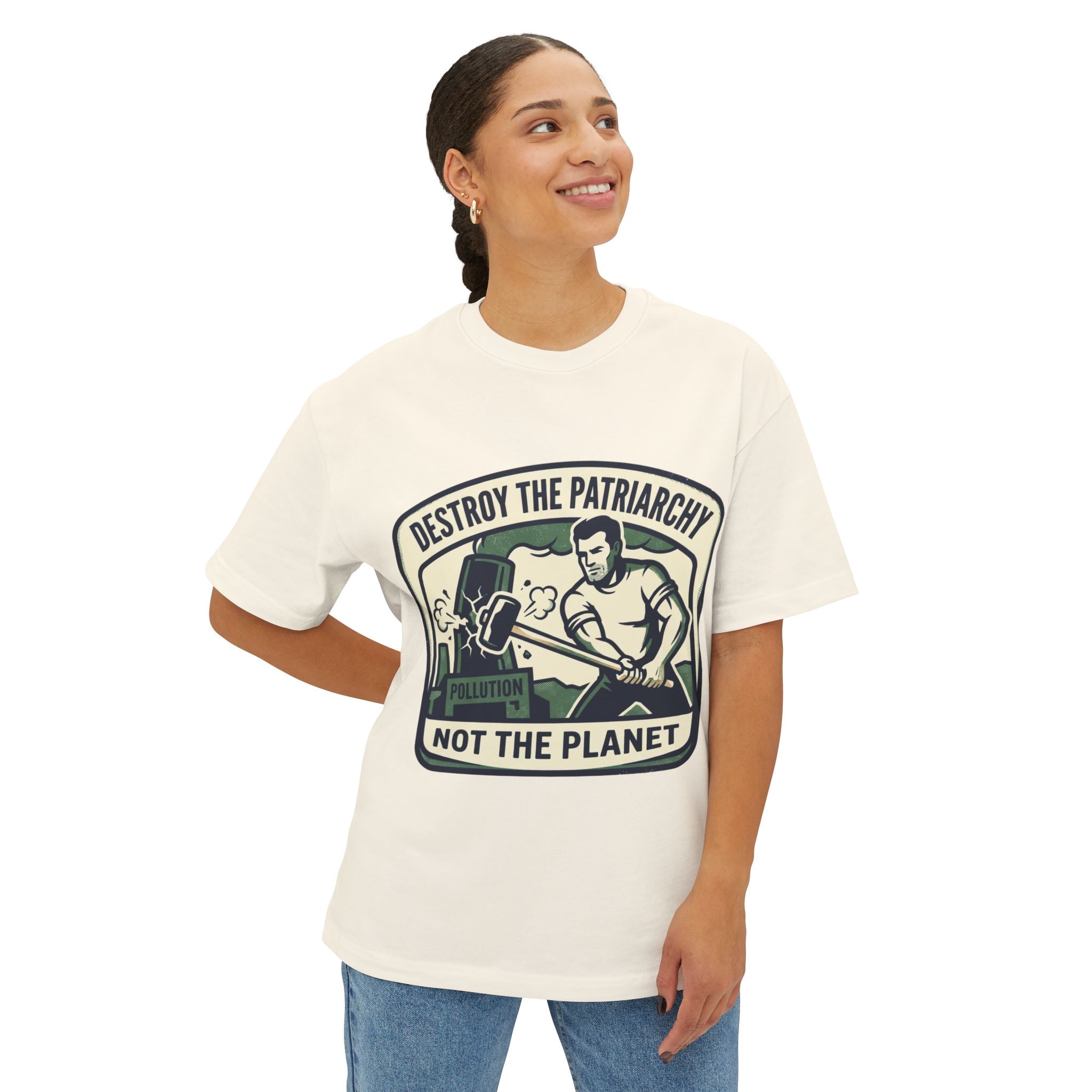 Camiseta "Destruye el Patriarcado, no el Planeta" | Camiseta Feminista Ambiental