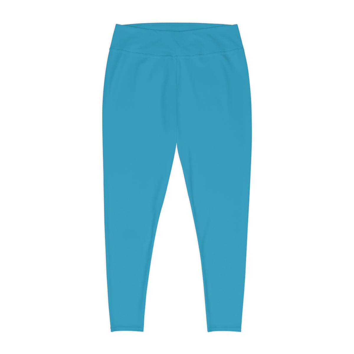 Plus Size Teal High-Waist Leggings