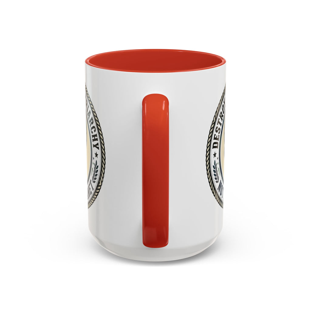 Destroy the Patriarchy Not the Planet Coffee Mug – Feminist Eco Justice Accent Mug (11/15oz)