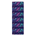 Galaxy Flow Rubber Yoga Mat — Starry Space Pattern for Meditation & Pilates