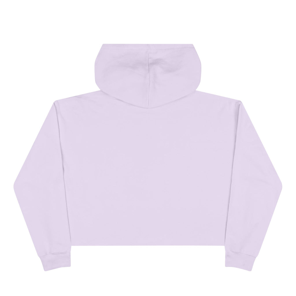 Sudadera corta con capucha y emblema de rosa "Destruye el patriarcado" | Estampado ecológico de plantas