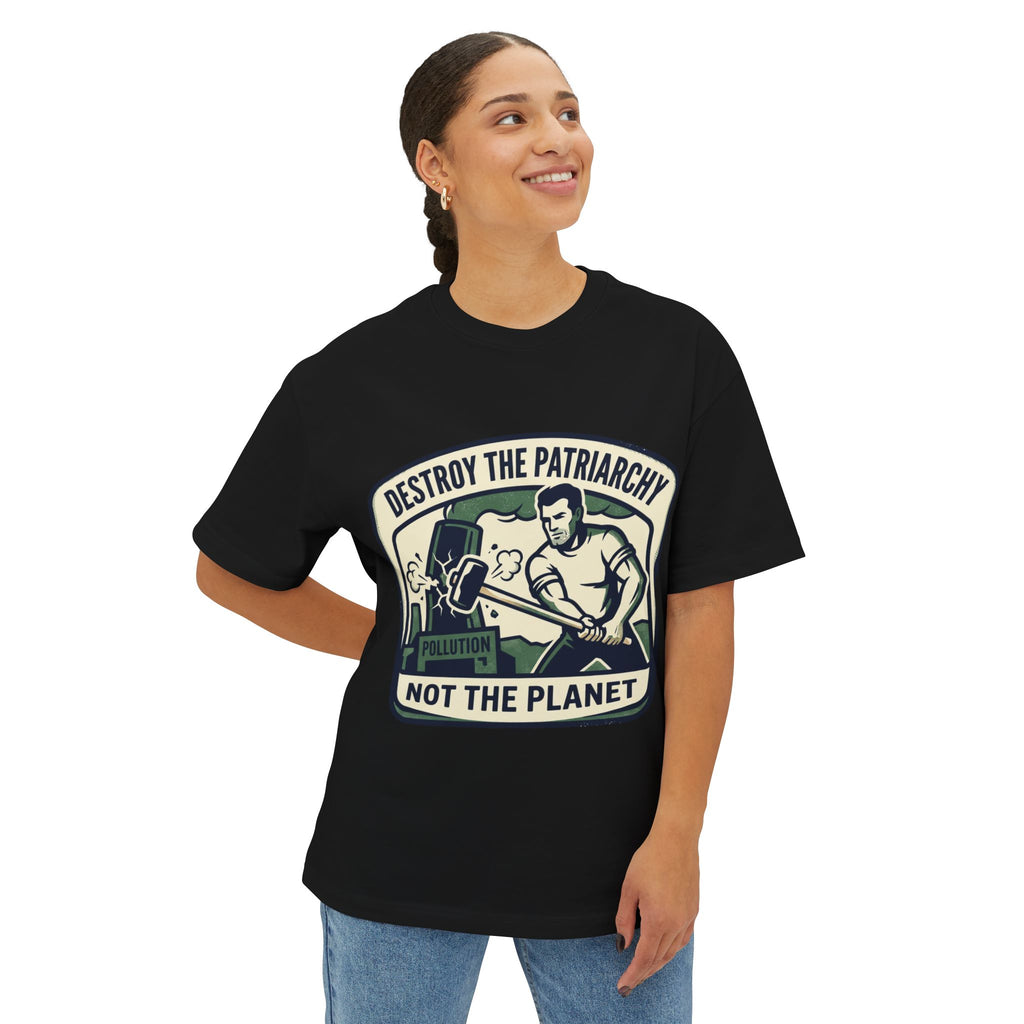 Camiseta "Destruye el Patriarcado, no el Planeta" | Camiseta Feminista Ambiental