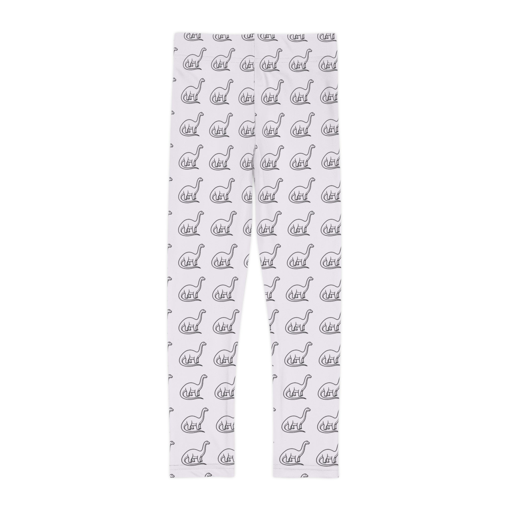 Leggings estampados de dinosaurios para niños — Bonito patrón de dinosaurios en toda la prenda