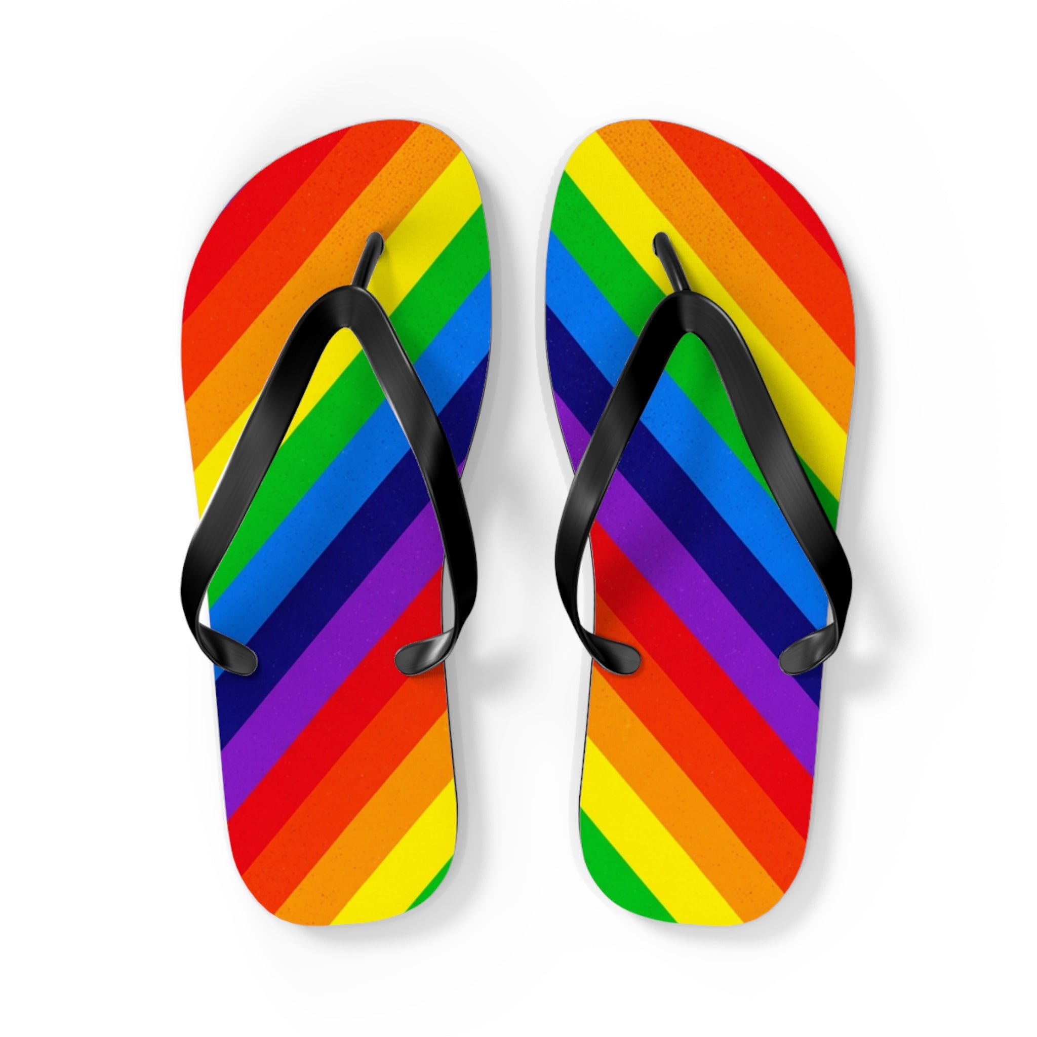 Rainbow Pride Flip Flops
