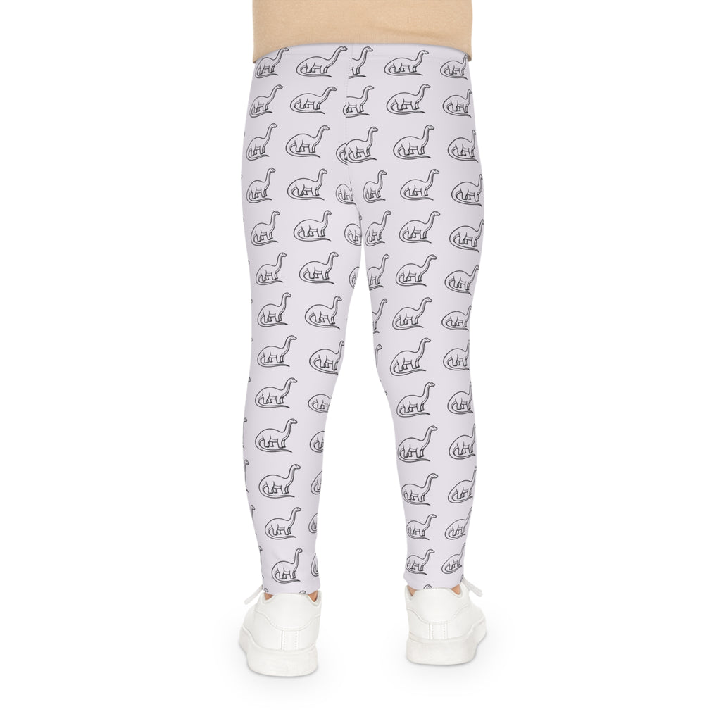 Leggings estampados de dinosaurios para niños — Bonito patrón de dinosaurios en toda la prenda