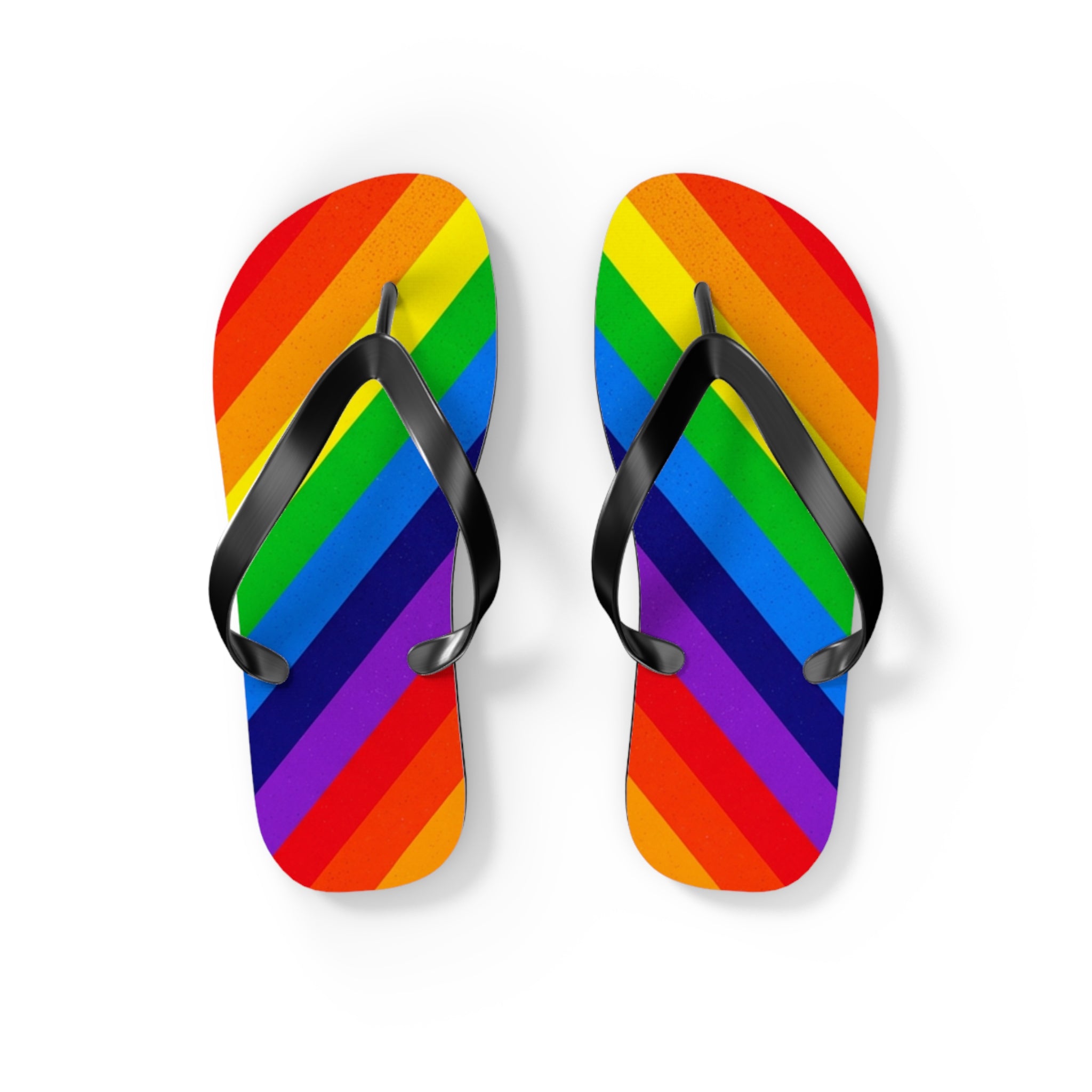 Rainbow Pride Flip Flops