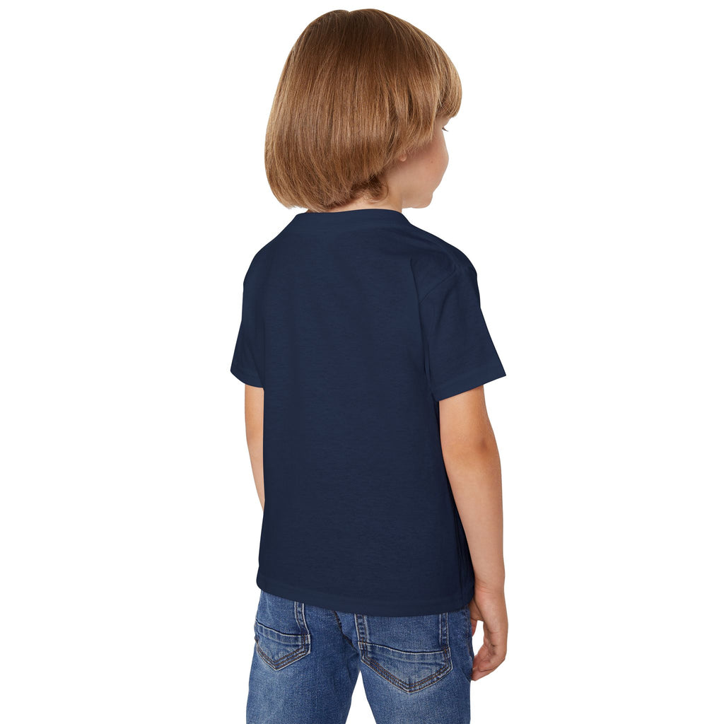 Camiseta para niños pequeños — Gráfico de tren clásico "¡Todos a bordo!"