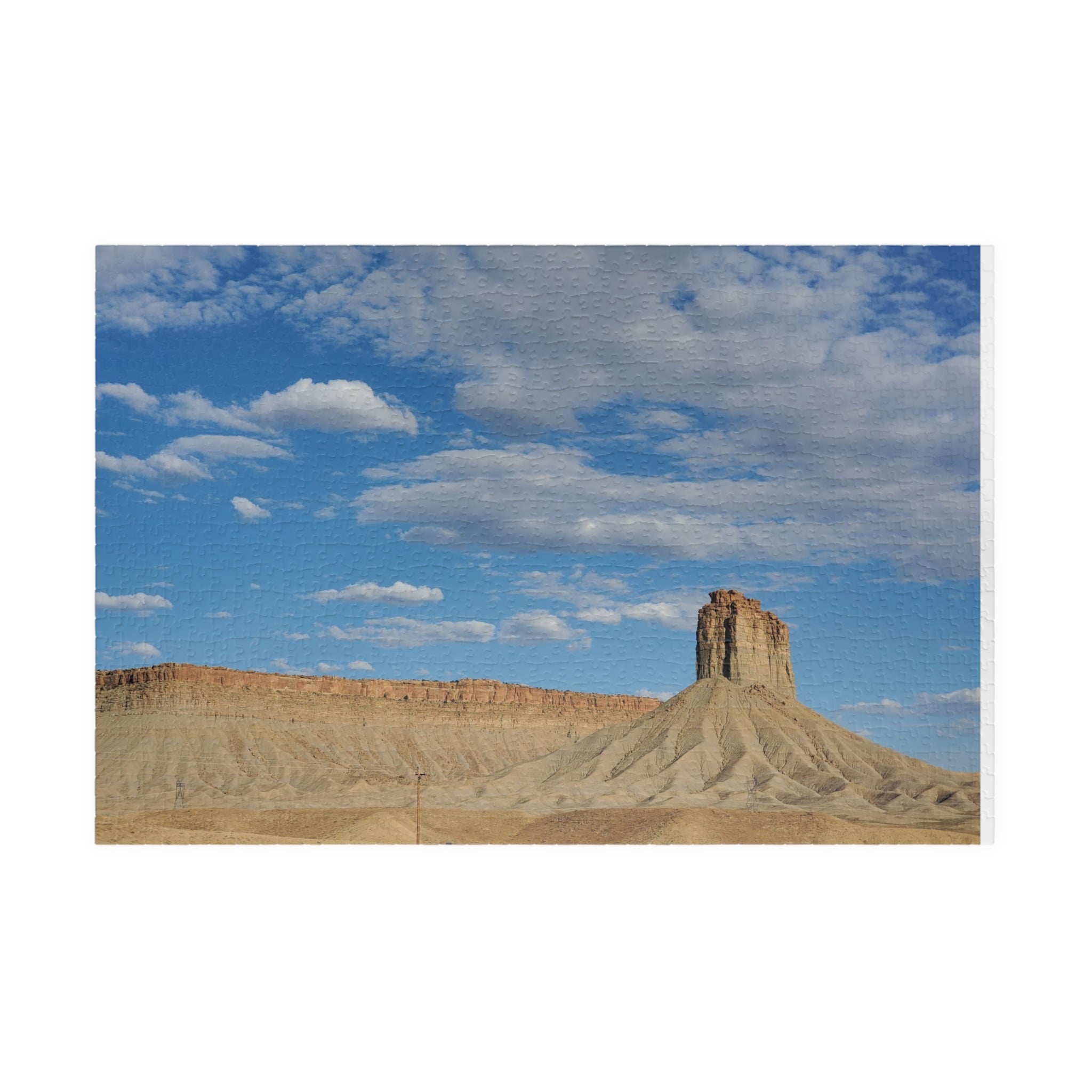 Desert Butte Landscape Puzzle 110-1014 Piece | Scenic Sky and Rock Formation Puzzle