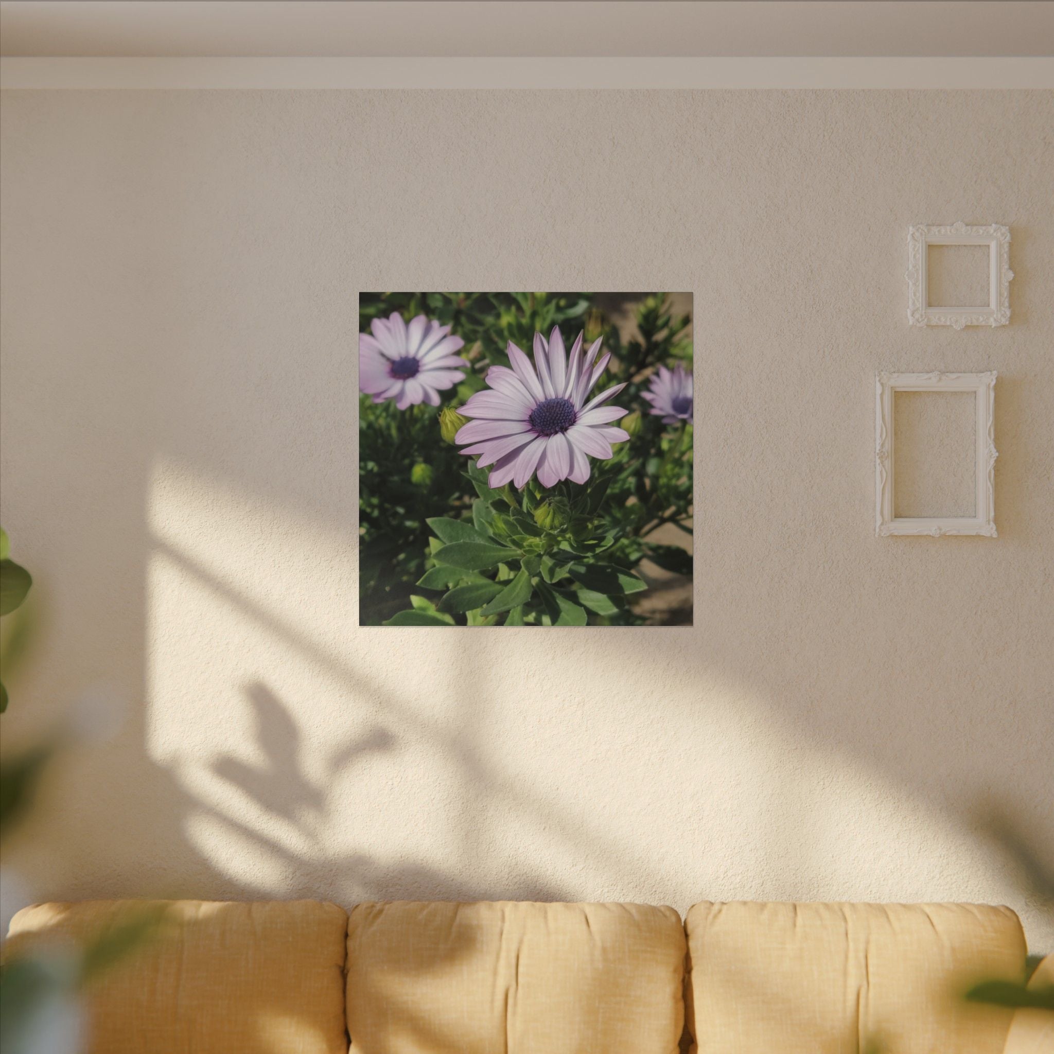 Unframed Purple Daisy Floral Canvas Print