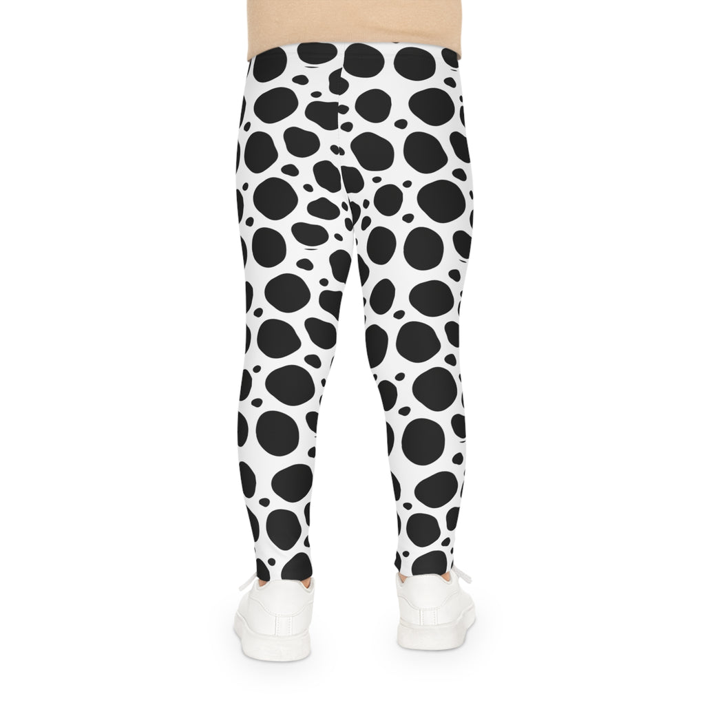 Mallas infantiles con estampado de vaca en blanco y negro | Estampado animal
