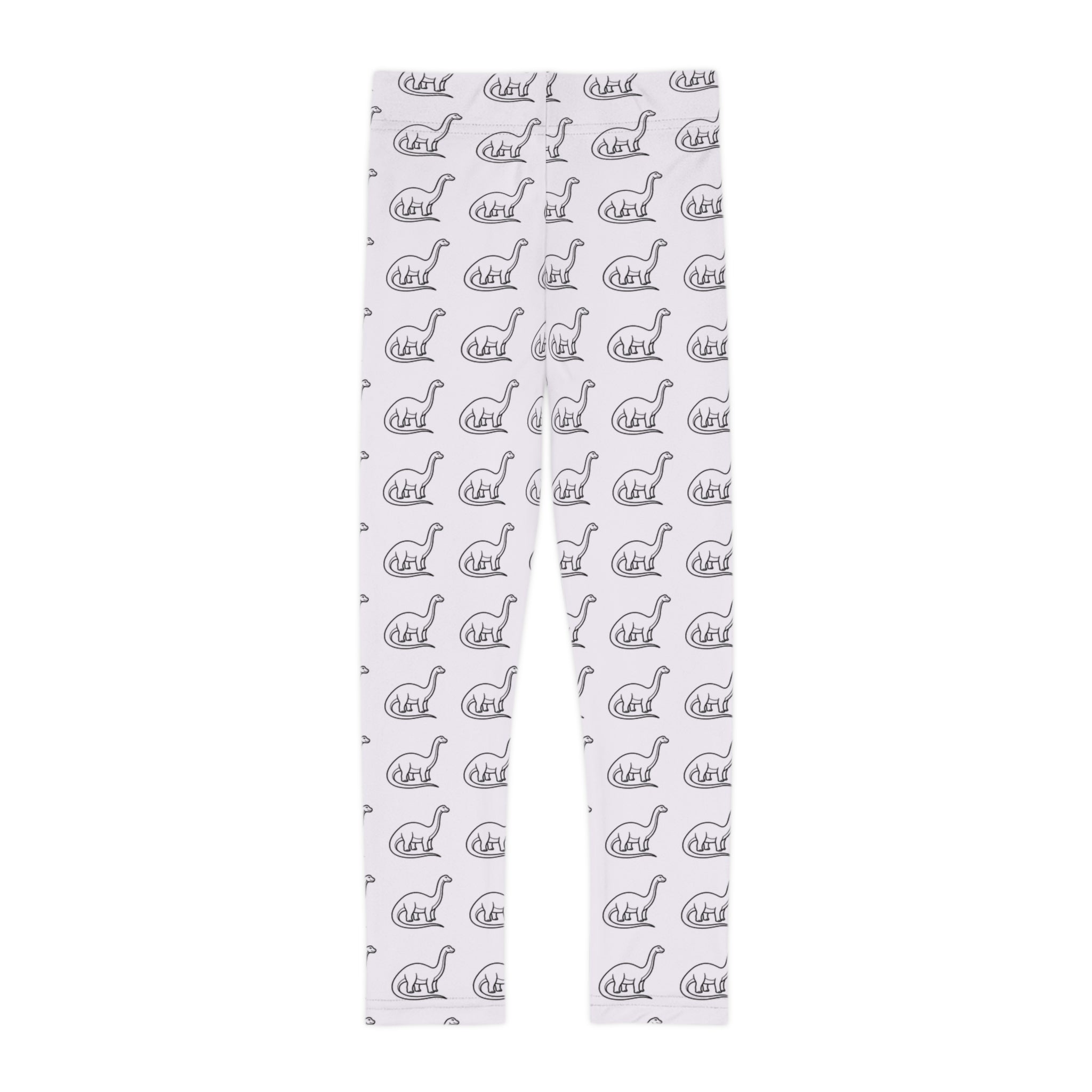 Leggings estampados de dinosaurios para niños — Bonito patrón de dinosaurios en toda la prenda