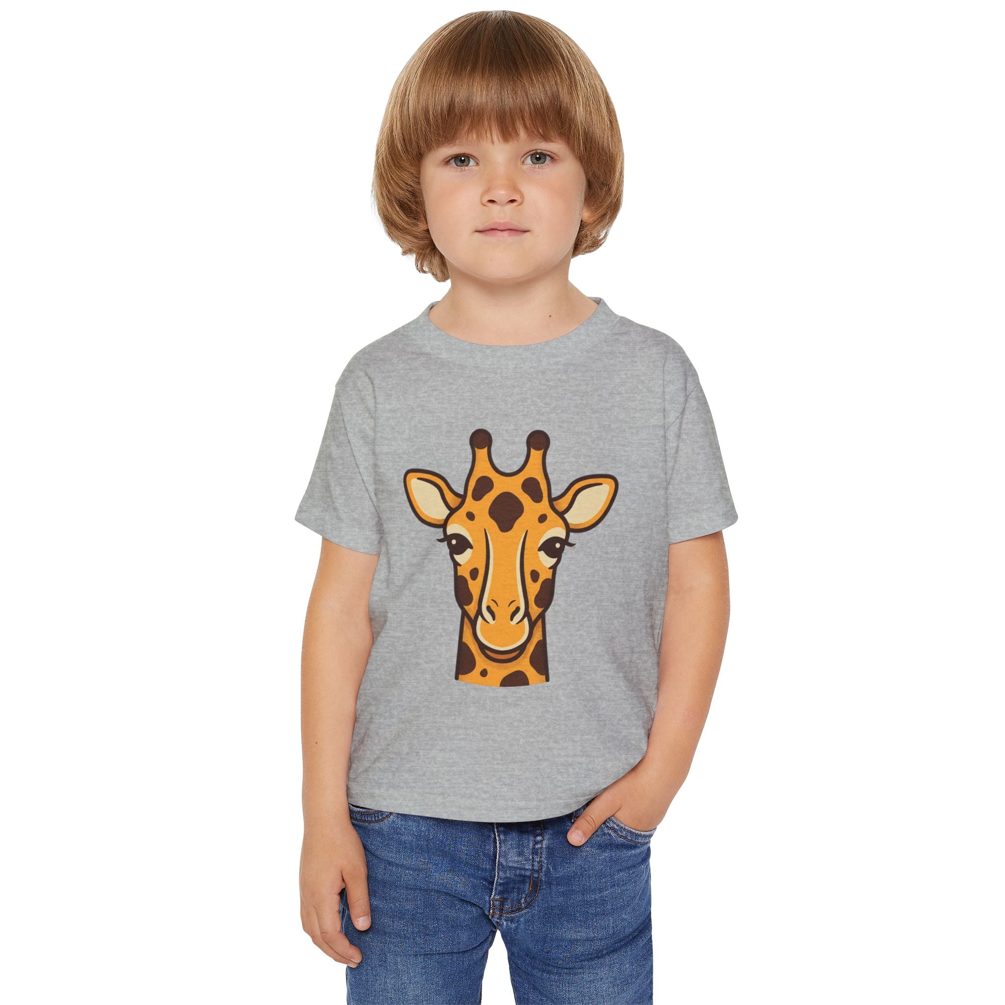 Cute Giraffe Toddler T-Shirt — Kids Animal Graphic Tee