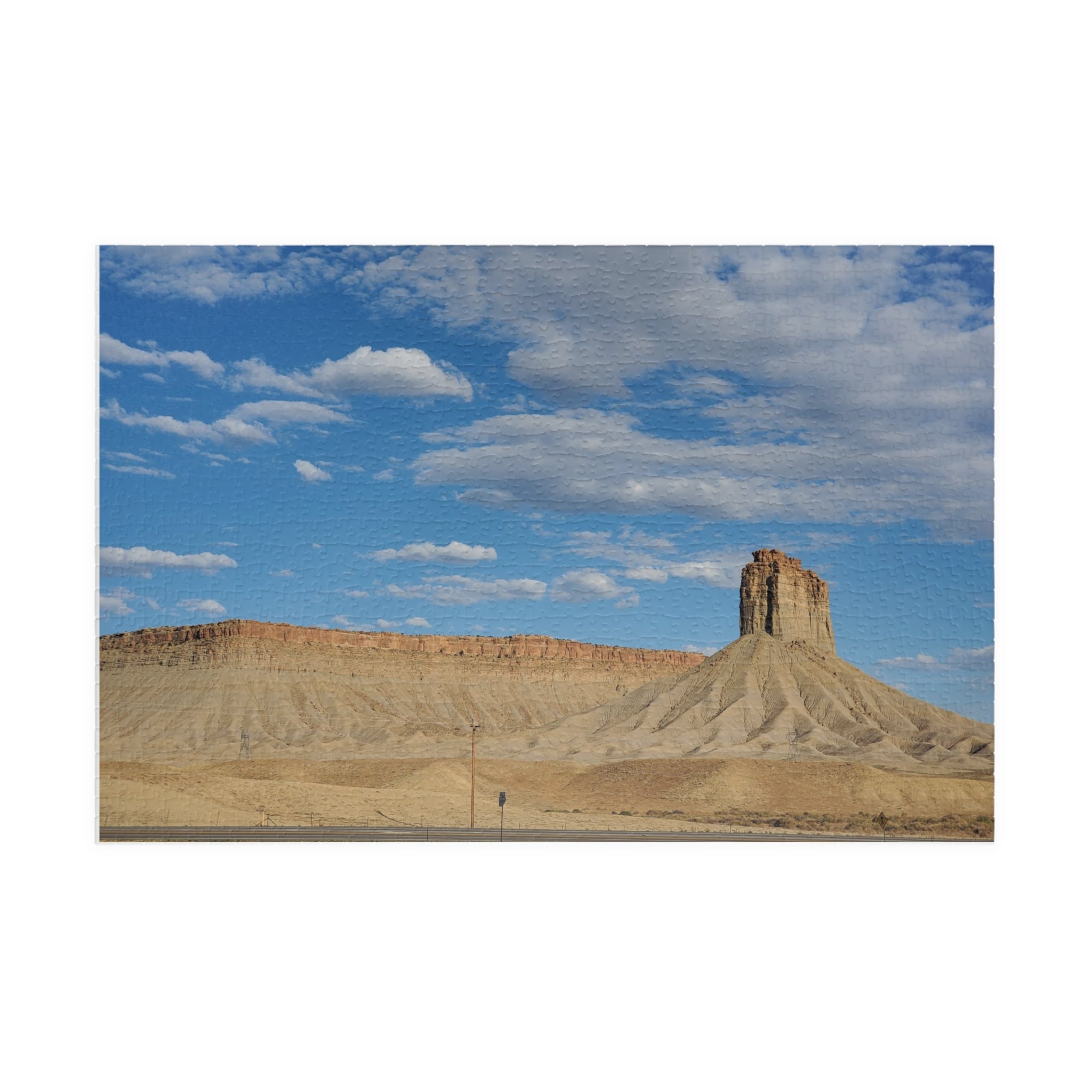 Rompecabezas Paisaje "Desert Butte" de 110-1014 Piezas | Rompecabezas Escénico de Cielo y Formaciones Rocosas
