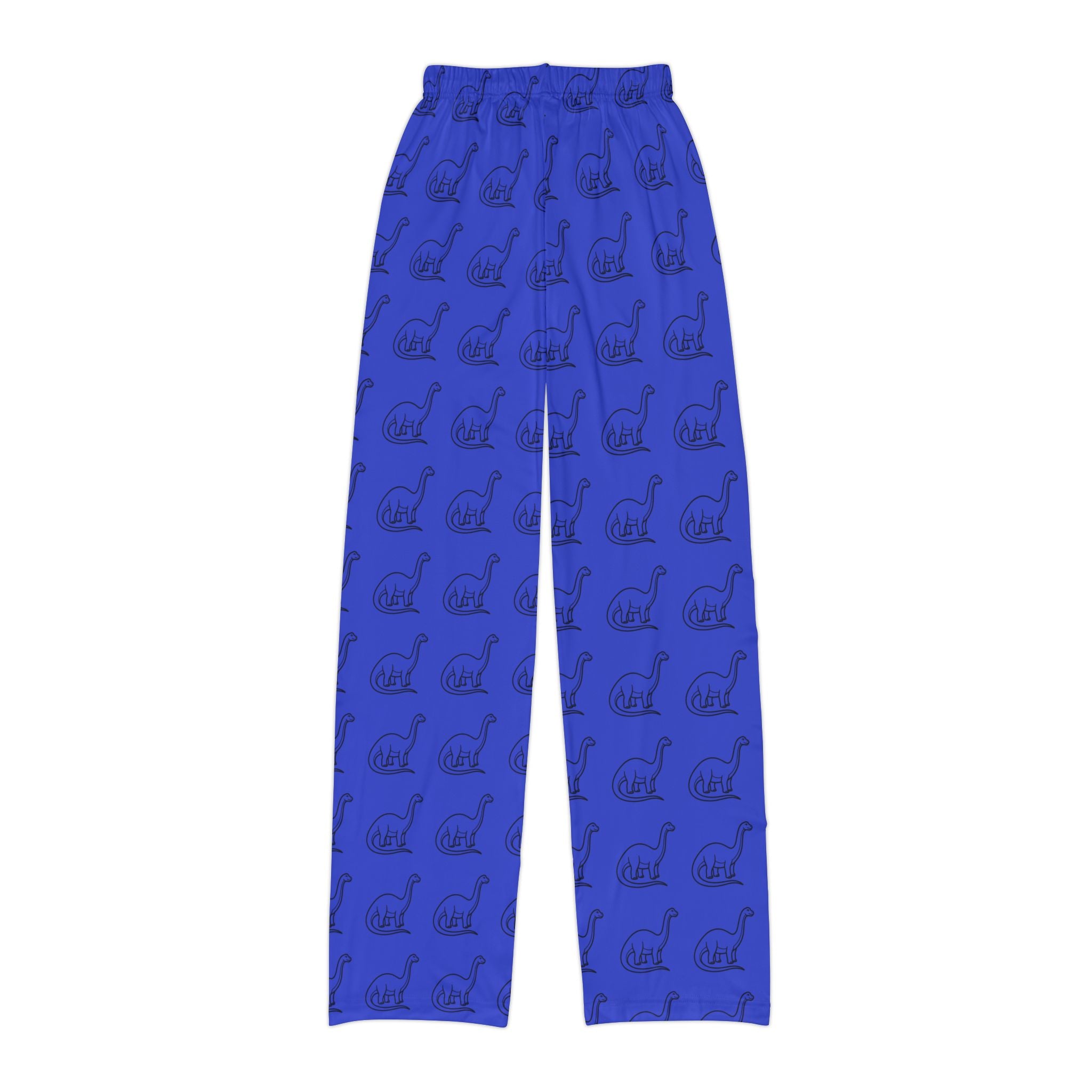 Pantalones de pijama para niños - Estampado de dinosaurios azules por toda la prenda